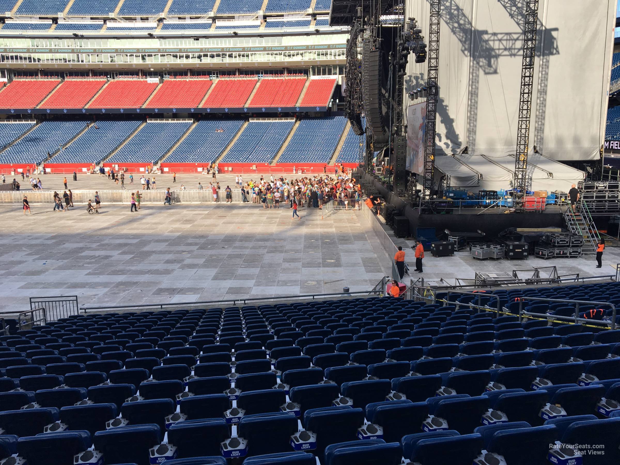 Section 128 at Gillette Stadium - RateYourSeats.com