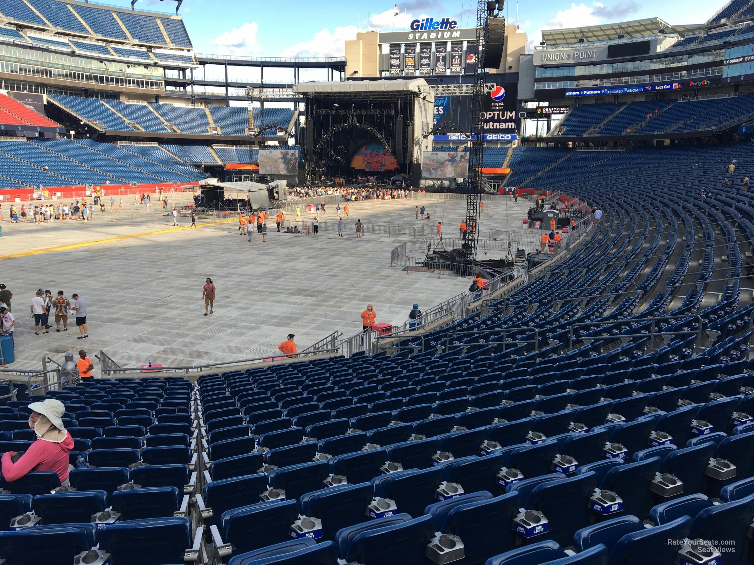 Gillette Stadium Section 139 Concert Seating - RateYourSeats.com