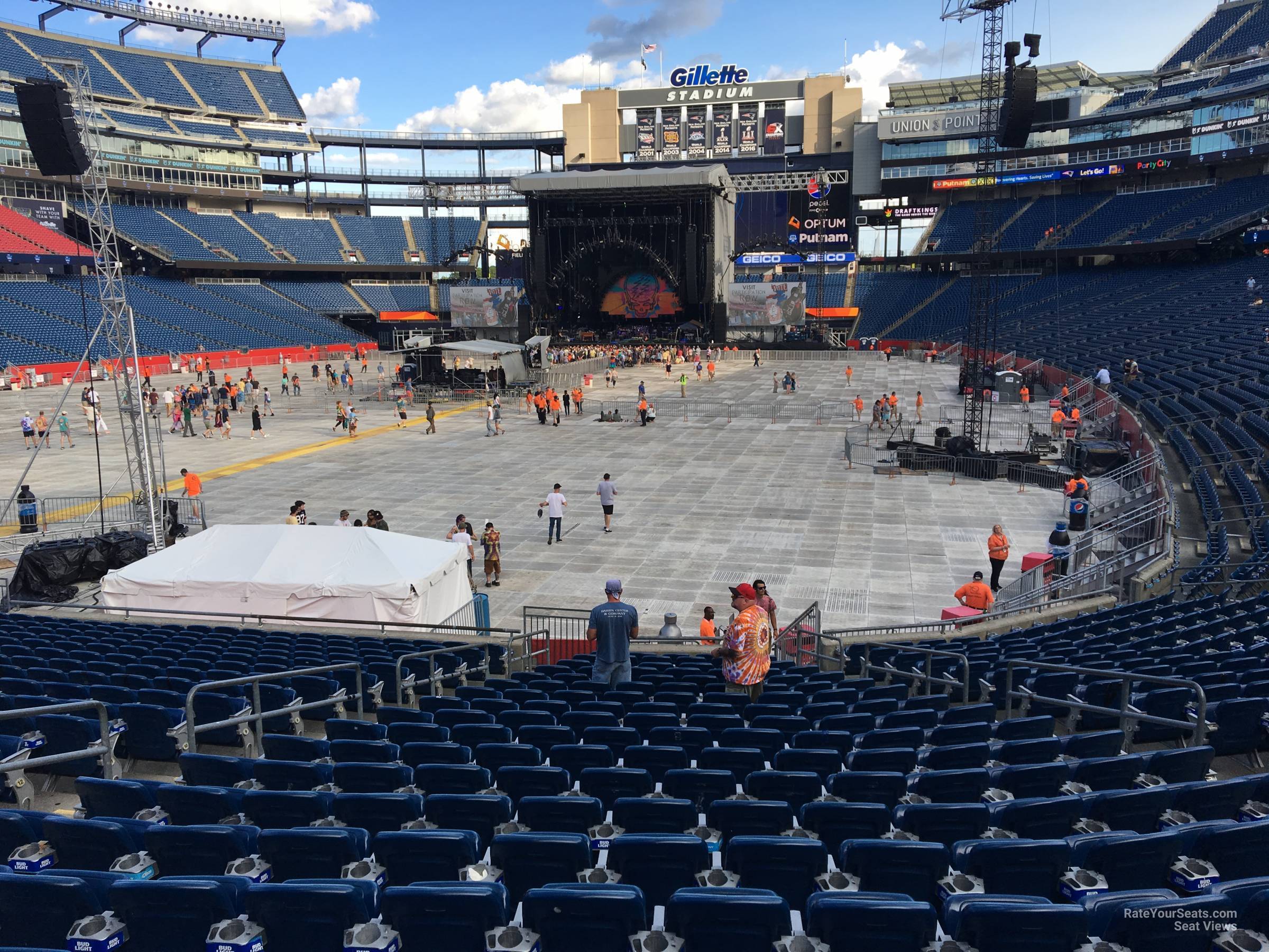 Section 140 at Gillette Stadium - RateYourSeats.com
