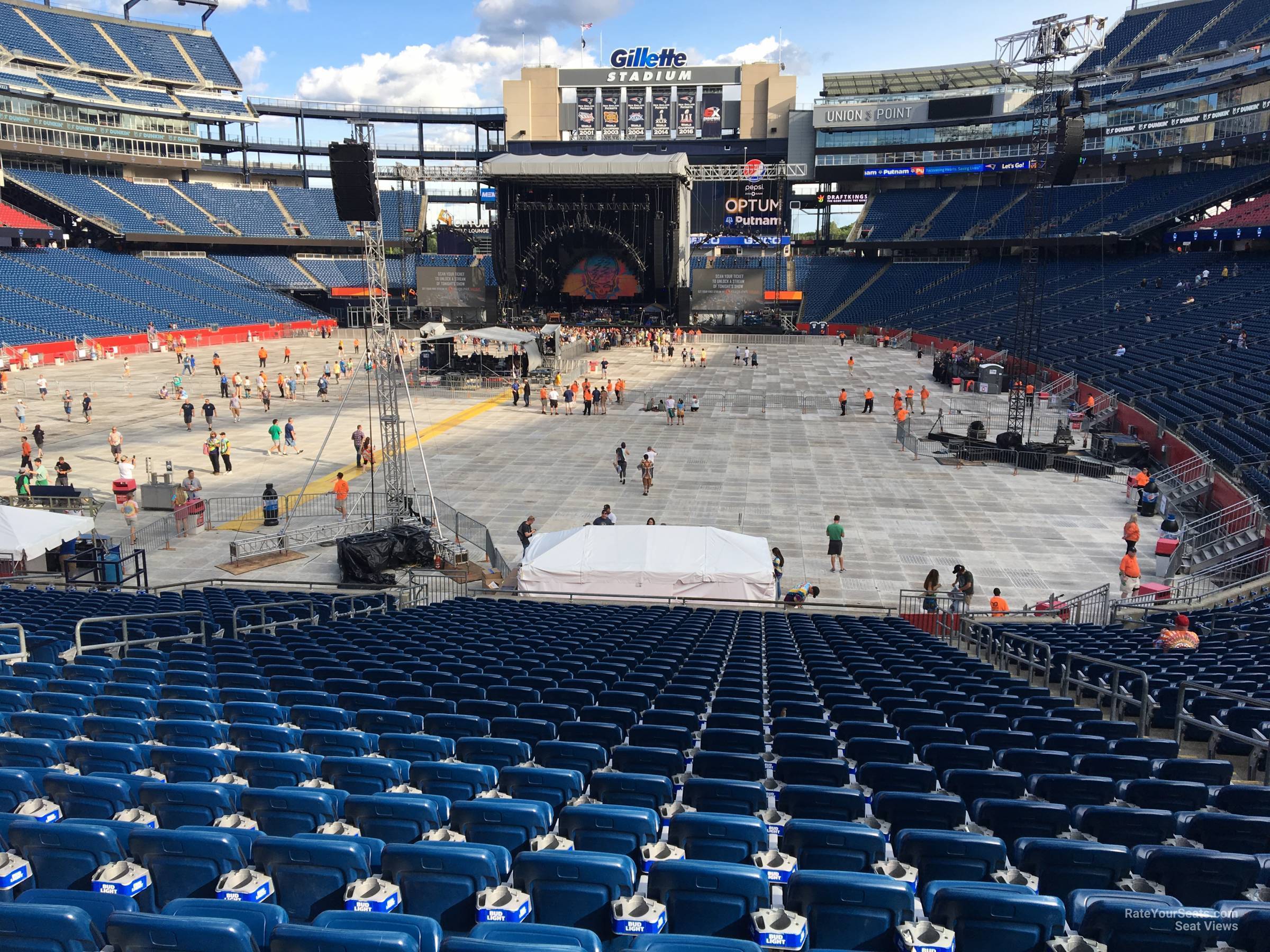 Gillette Stadium Section 141 Concert Seating - RateYourSeats.com