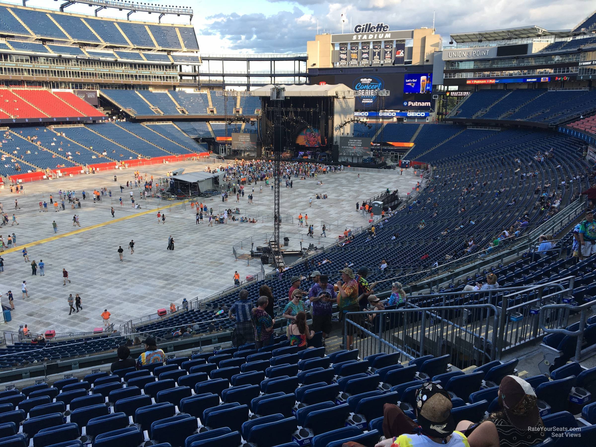 Gillette Stadium Section 238 Concert Seating - RateYourSeats.com