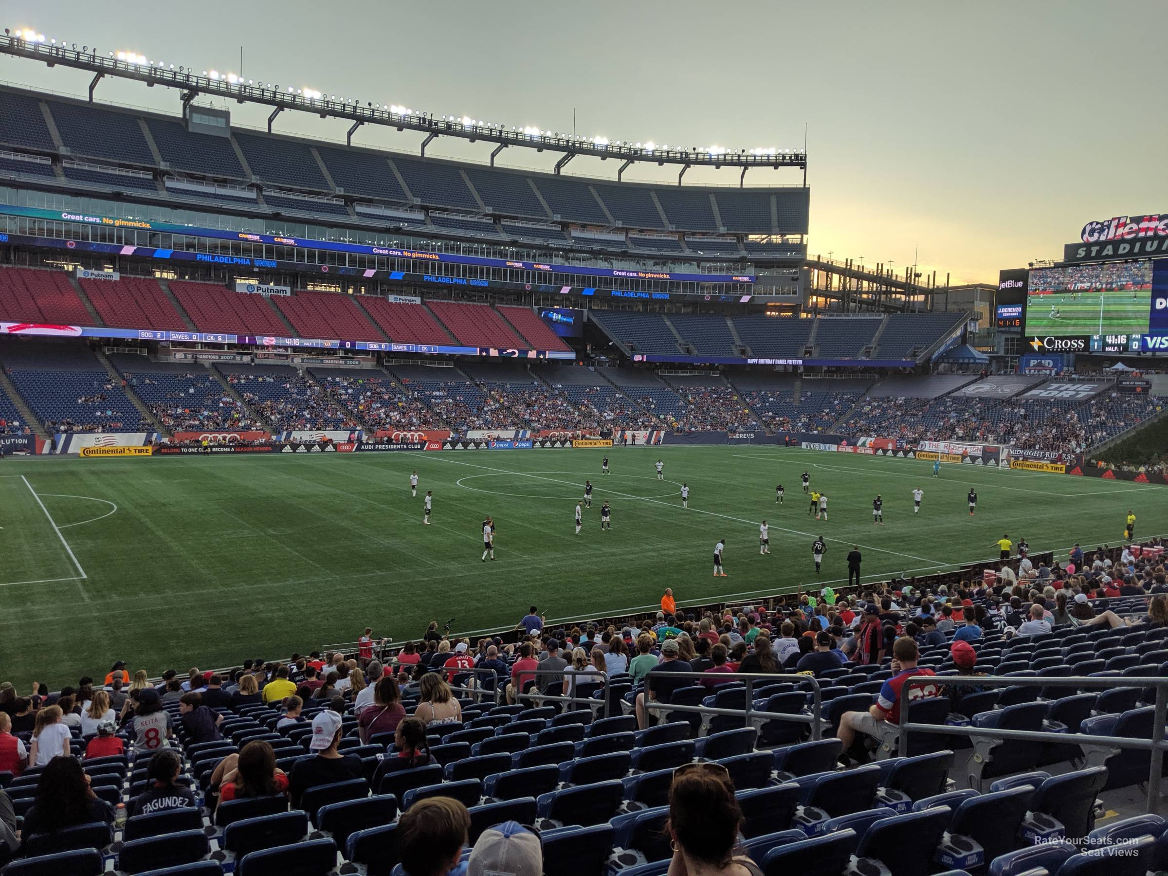 Section 113 At Gillette Stadium