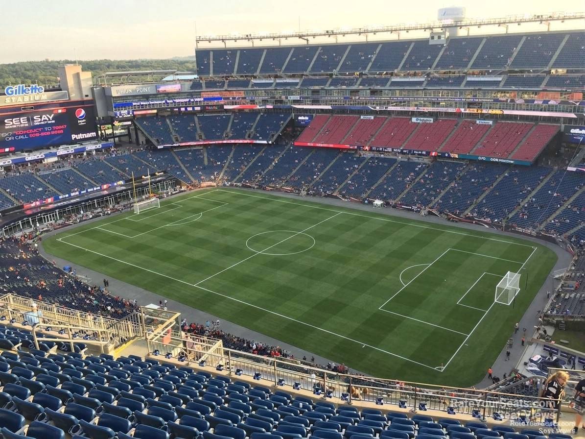 section 304, row 19 seat view  for soccer - gillette stadium