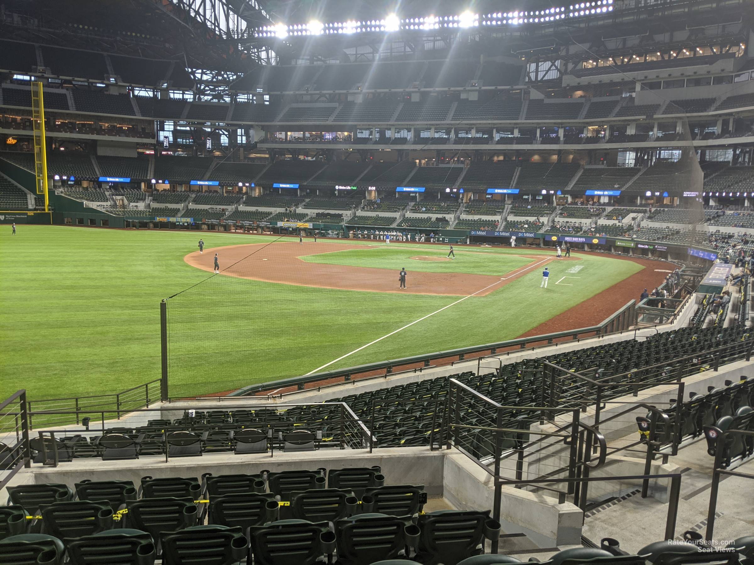section 1, row 16 seat view  - globe life field