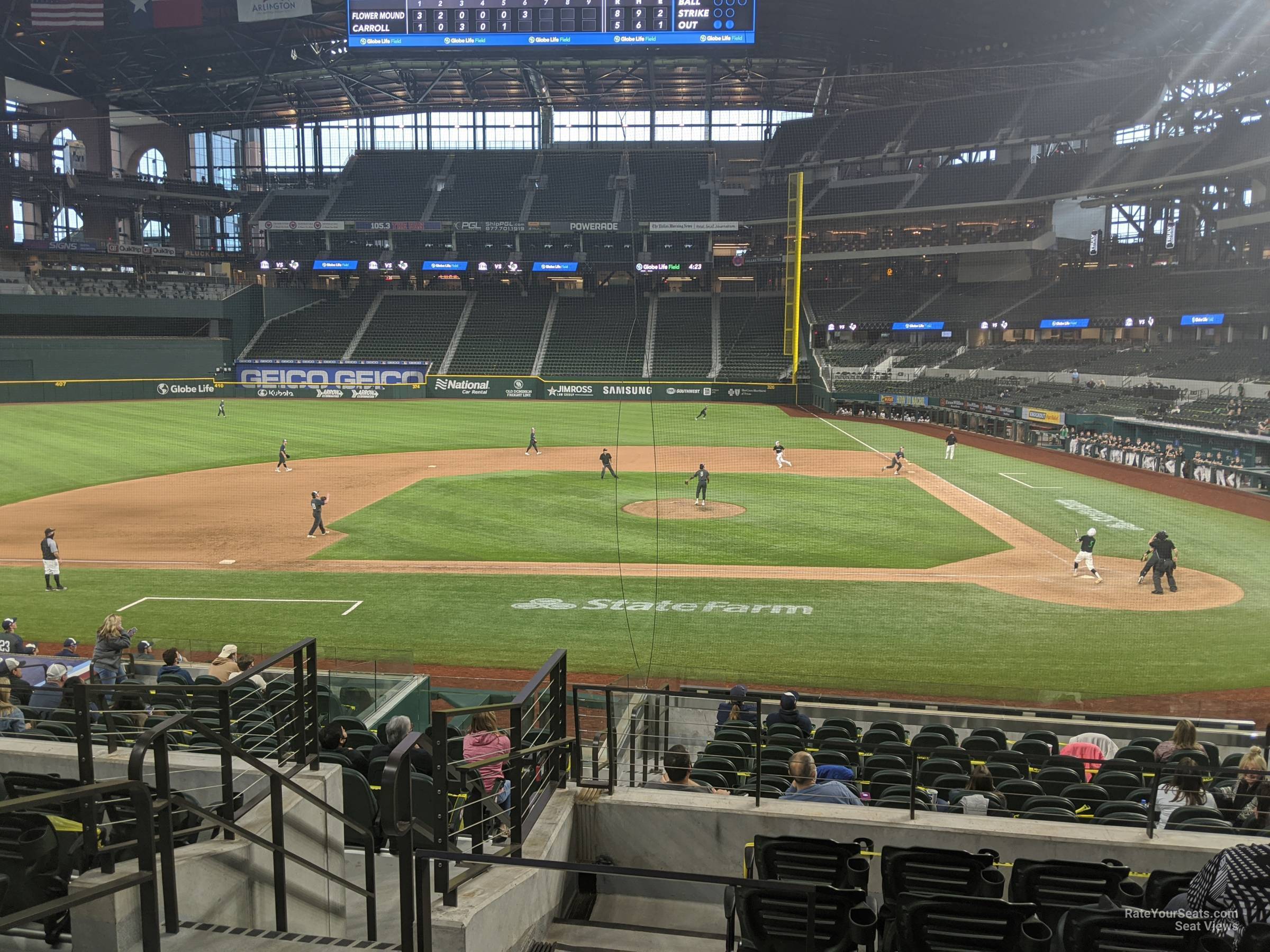 section 10, row 16 seat view  - globe life field