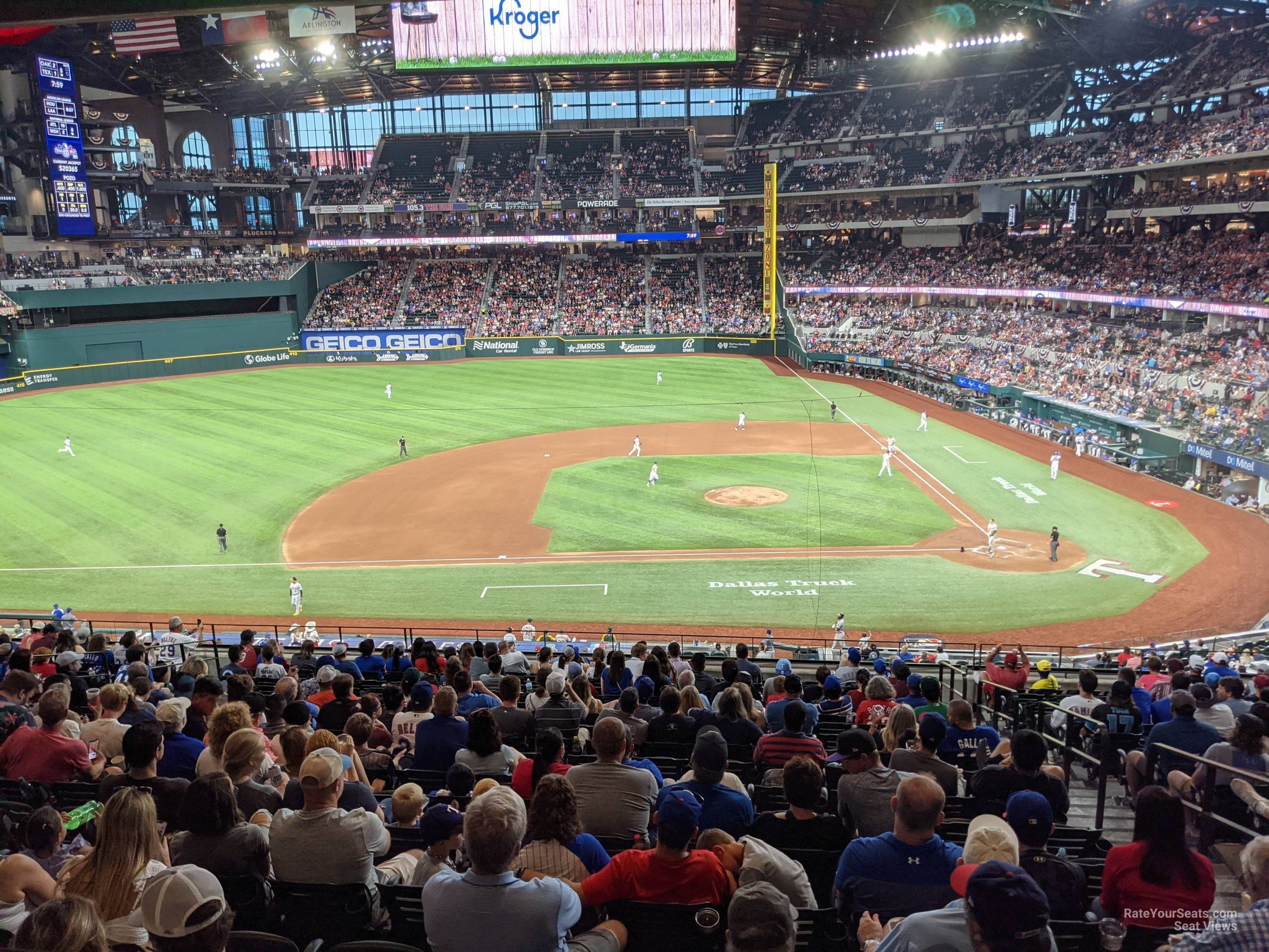 section 109, row 16 seat view  - globe life field