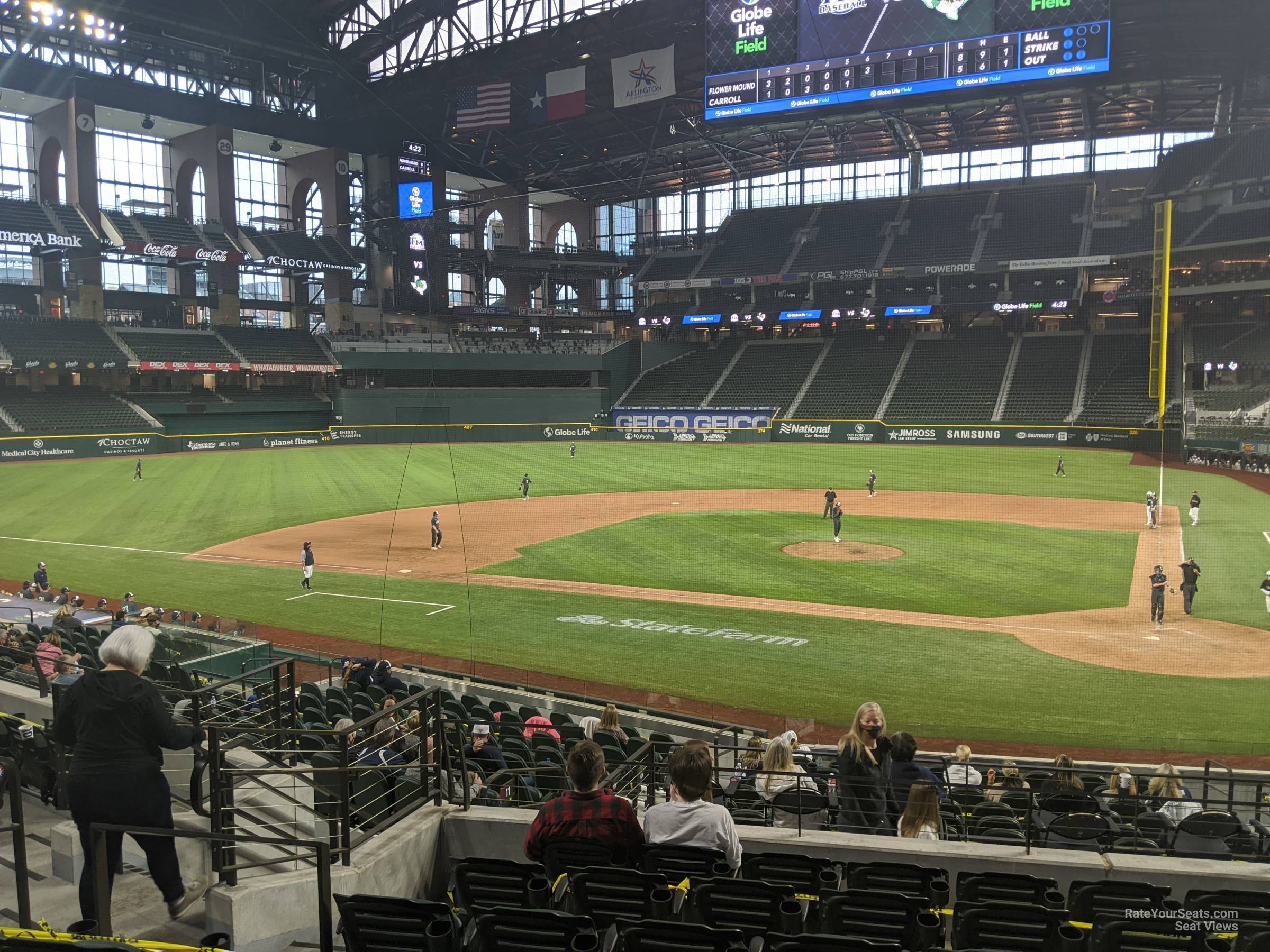 section 11, row 16 seat view  - globe life field