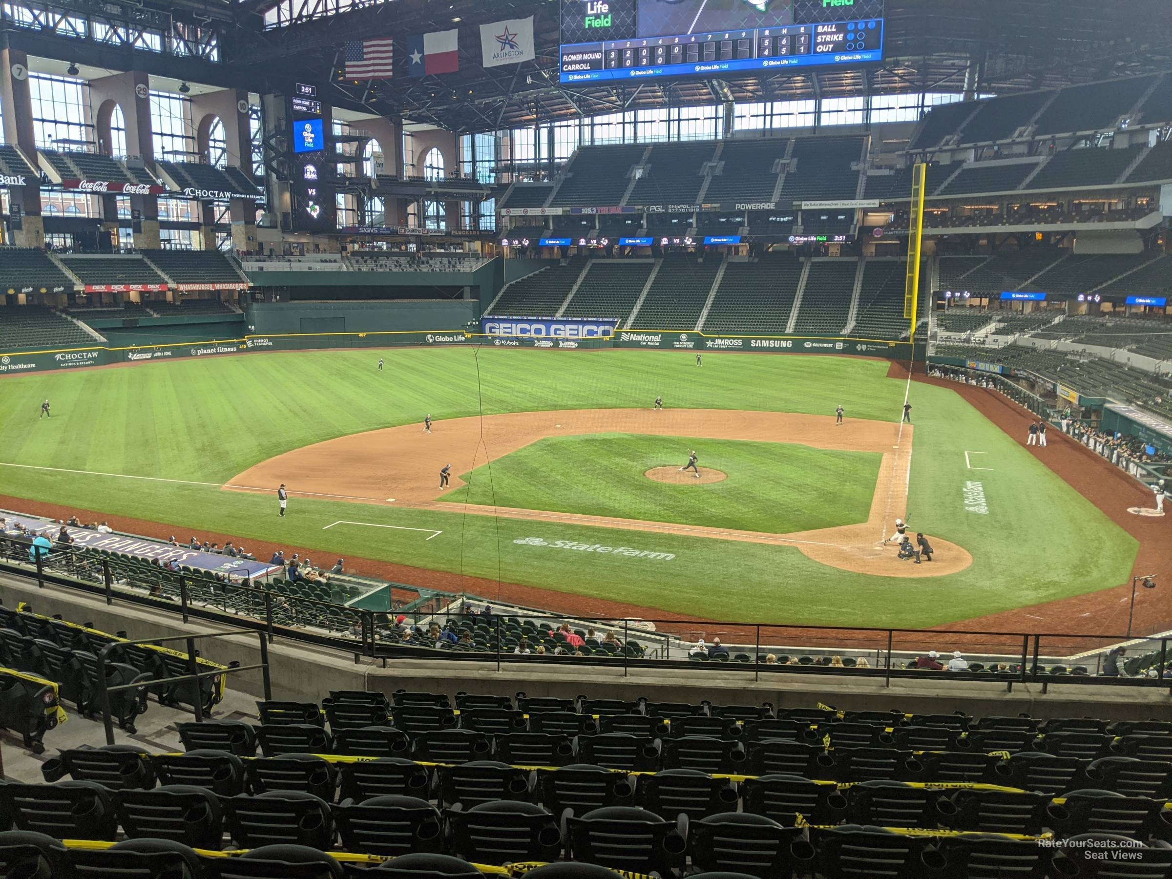 section 111, row 10 seat view  - globe life field