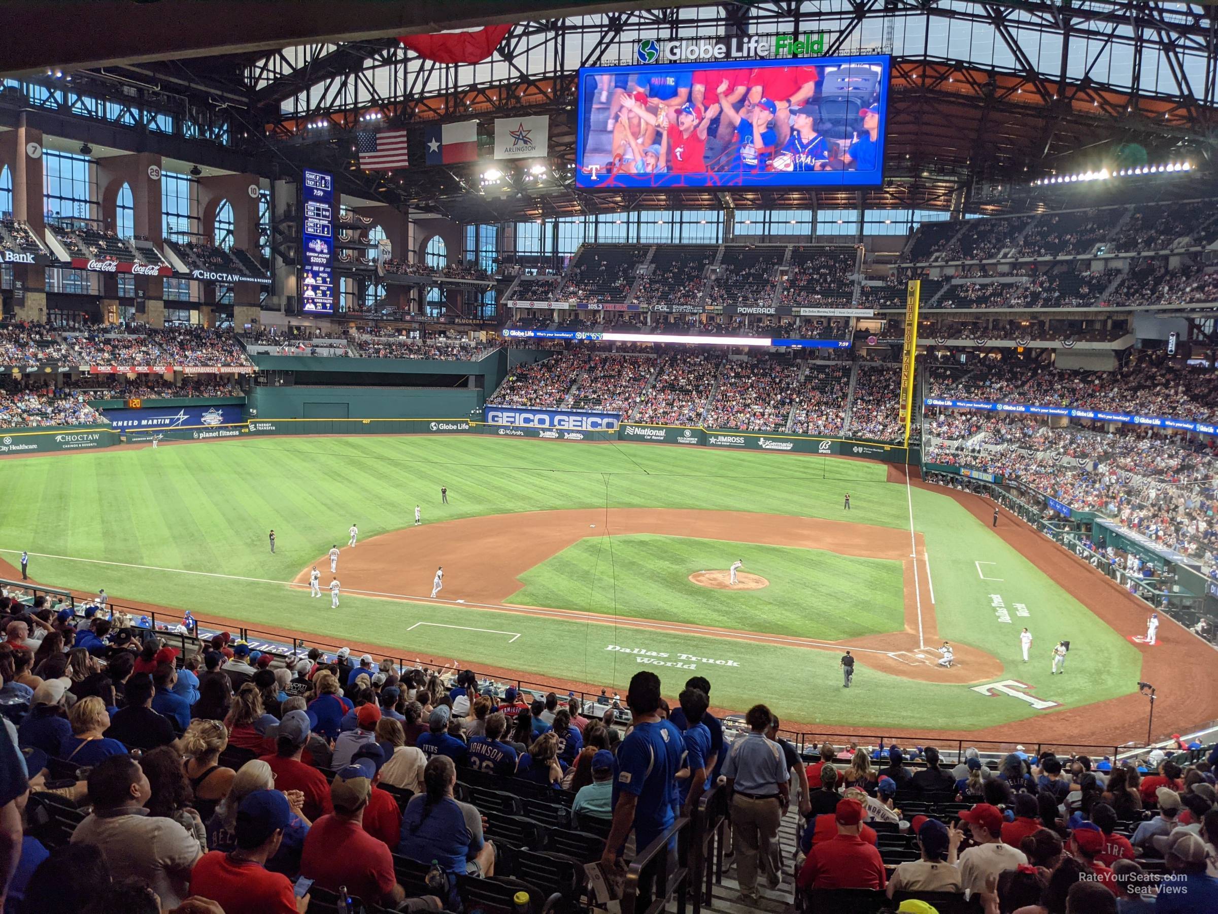 section 111, row 16 seat view  for baseball - globe life field