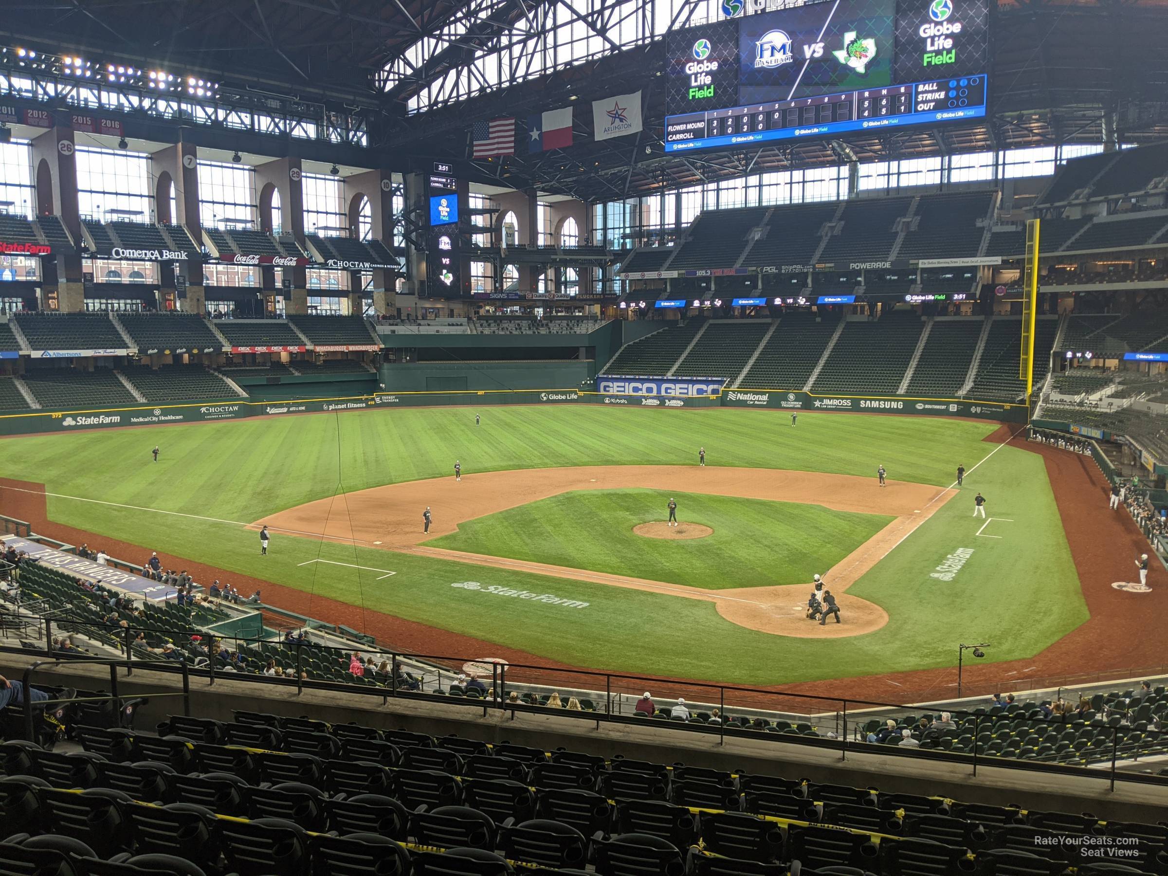 section 112, row 10 seat view  - globe life field