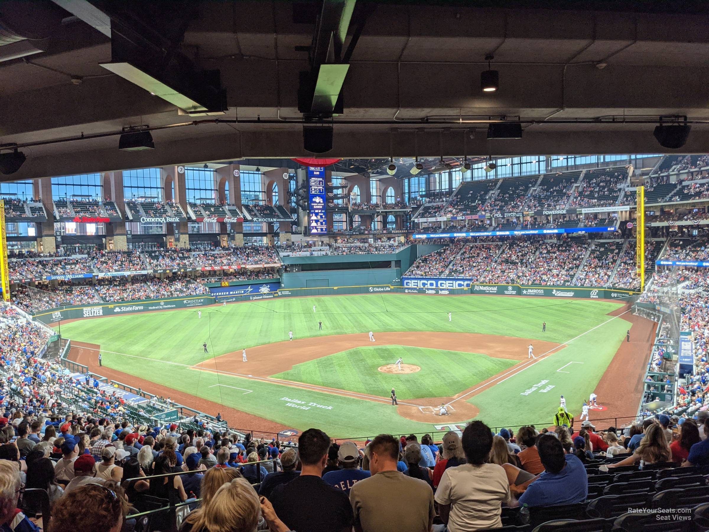 section 113, row 19 seat view  - globe life field