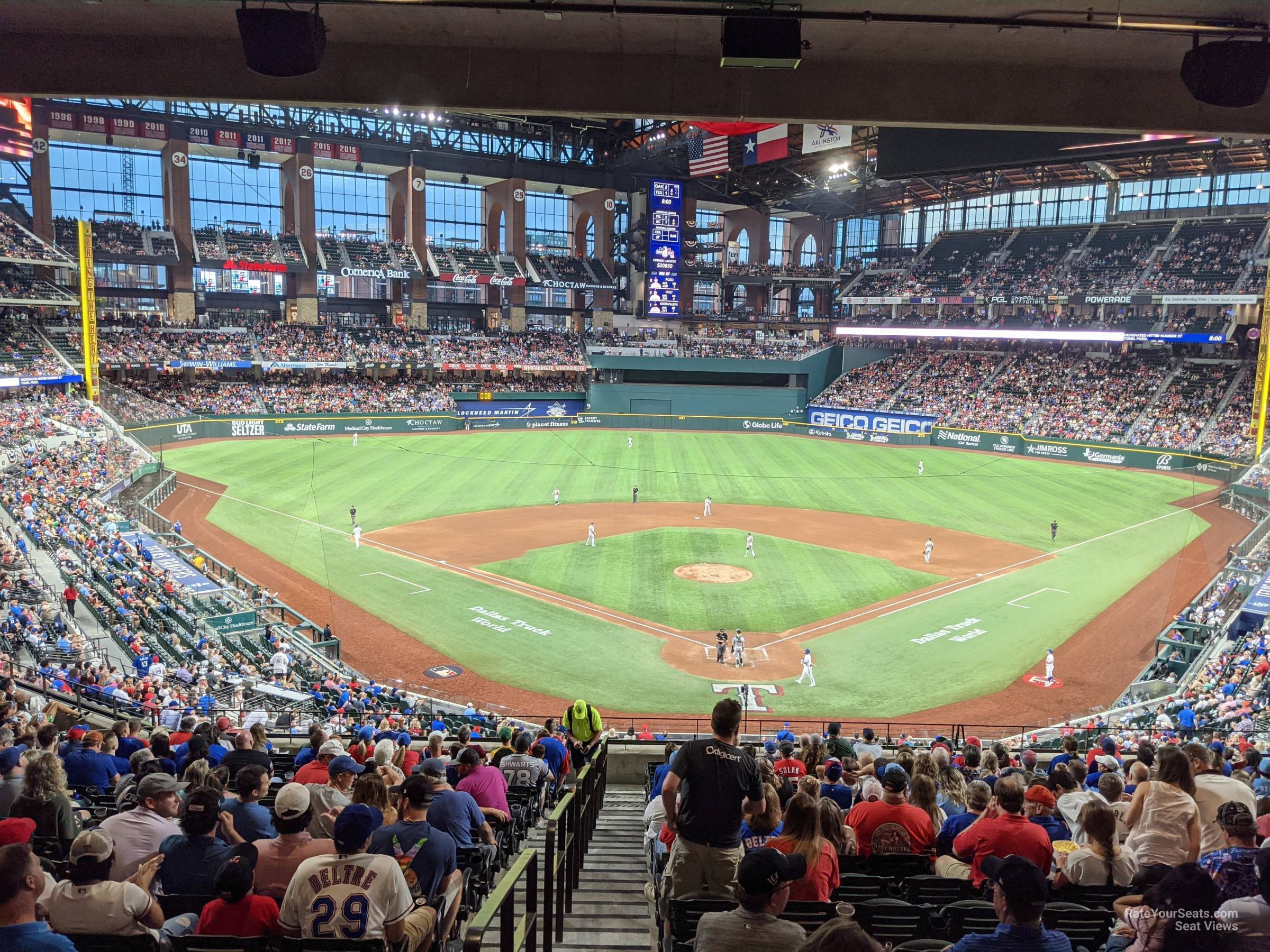 section 114, row 18 seat view  - globe life field