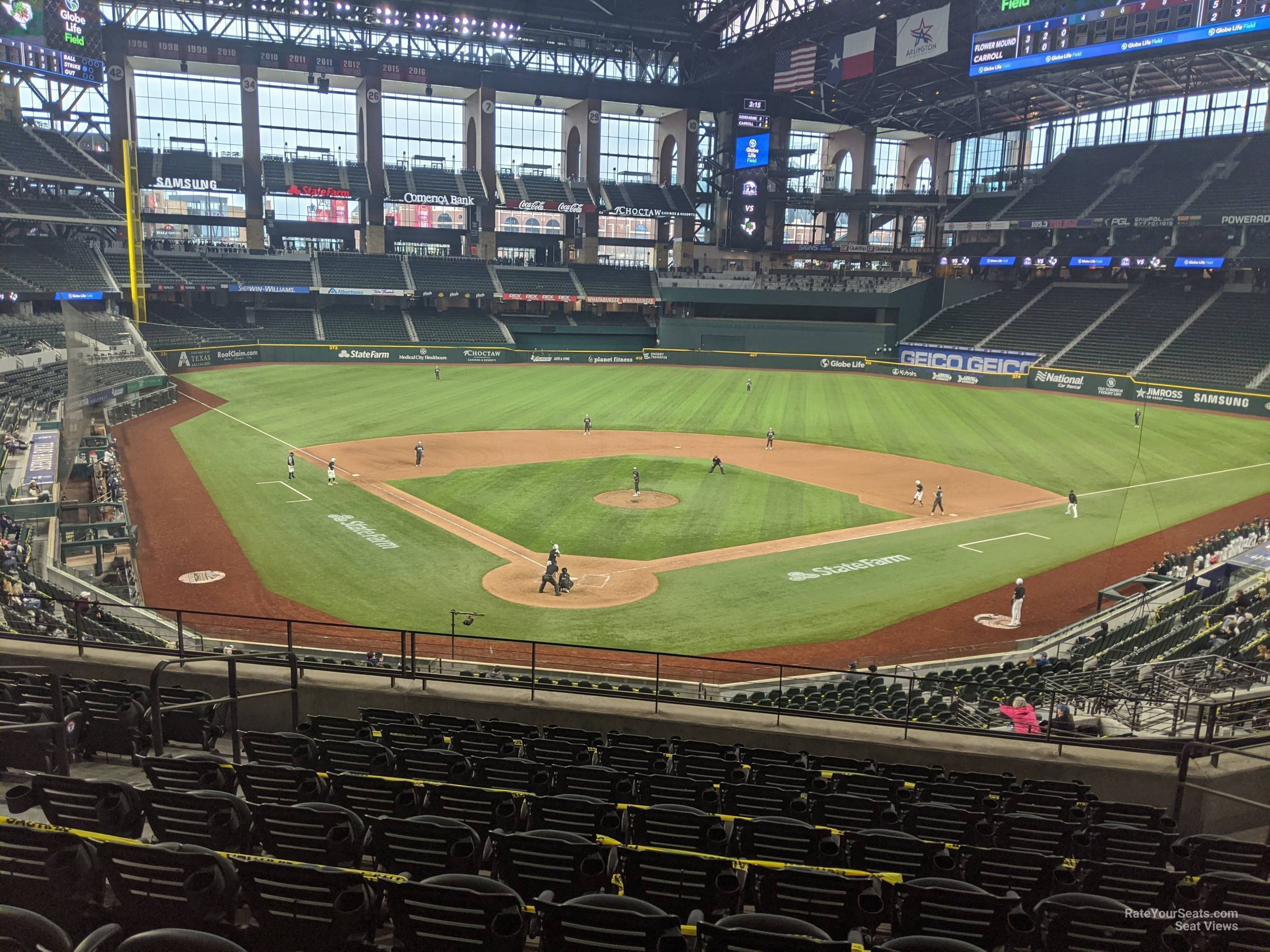 section 115, row 10 seat view  - globe life field