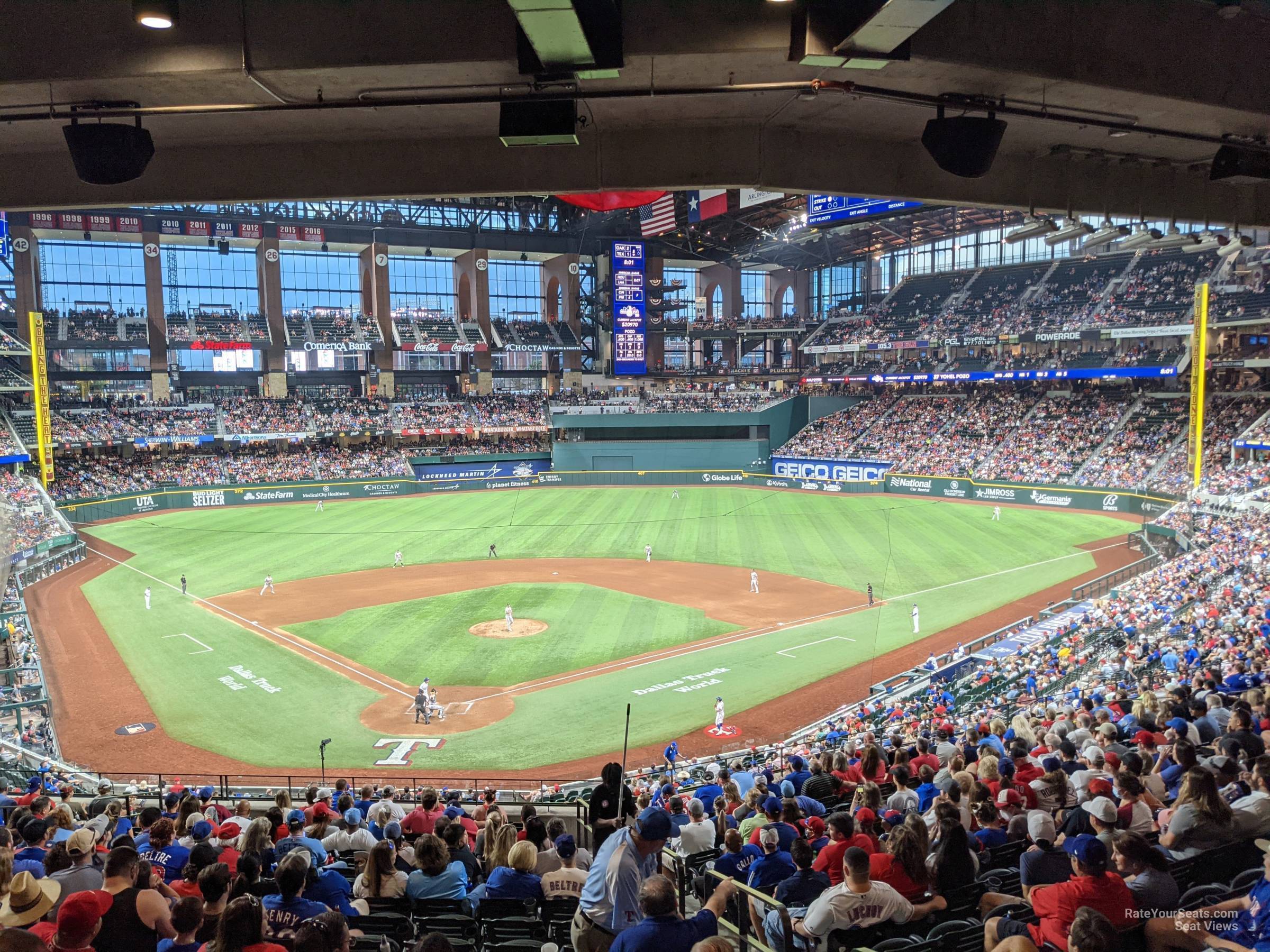 section 115, row 16 seat view  - globe life field