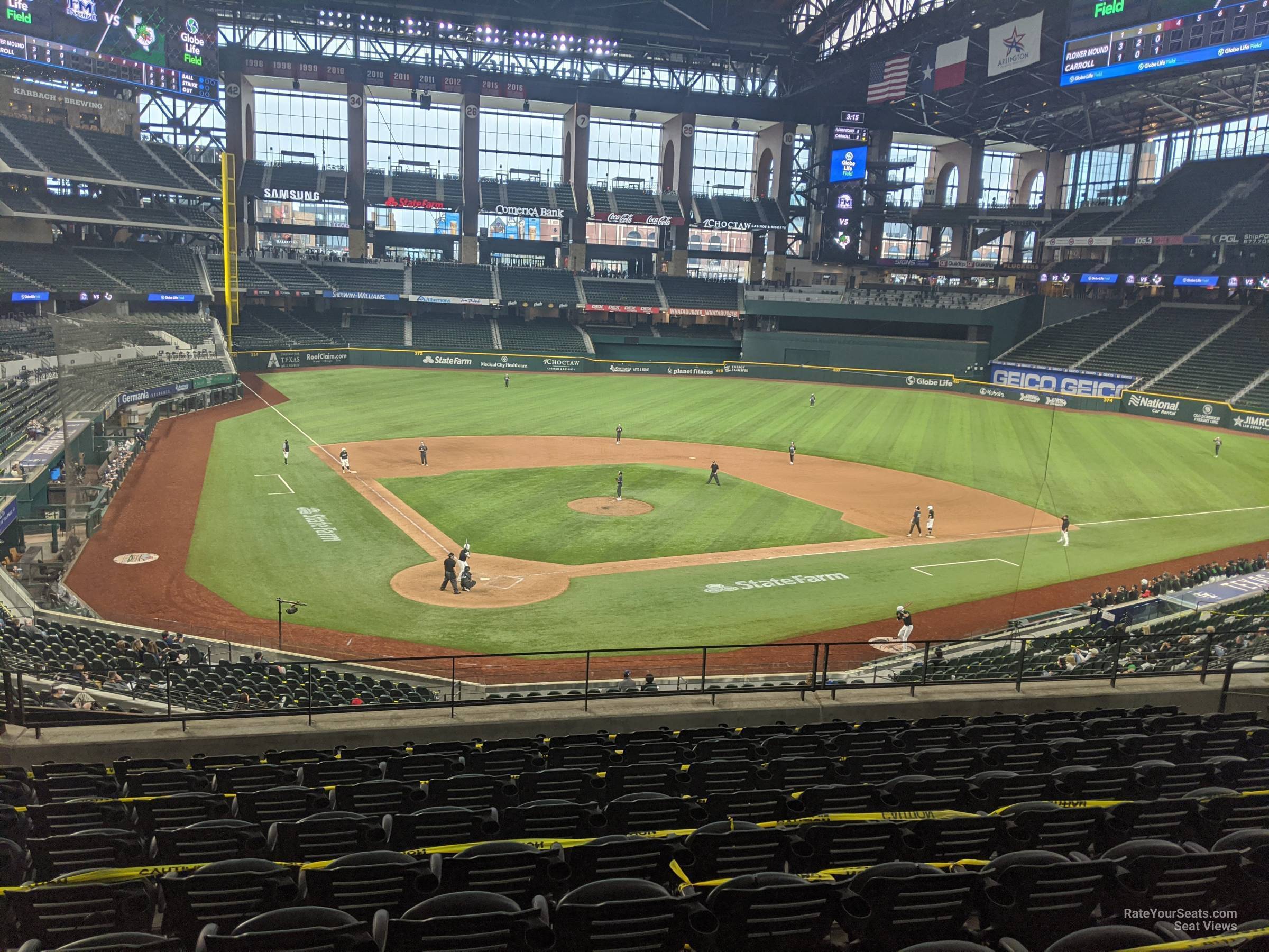 section 116, row 10 seat view  - globe life field