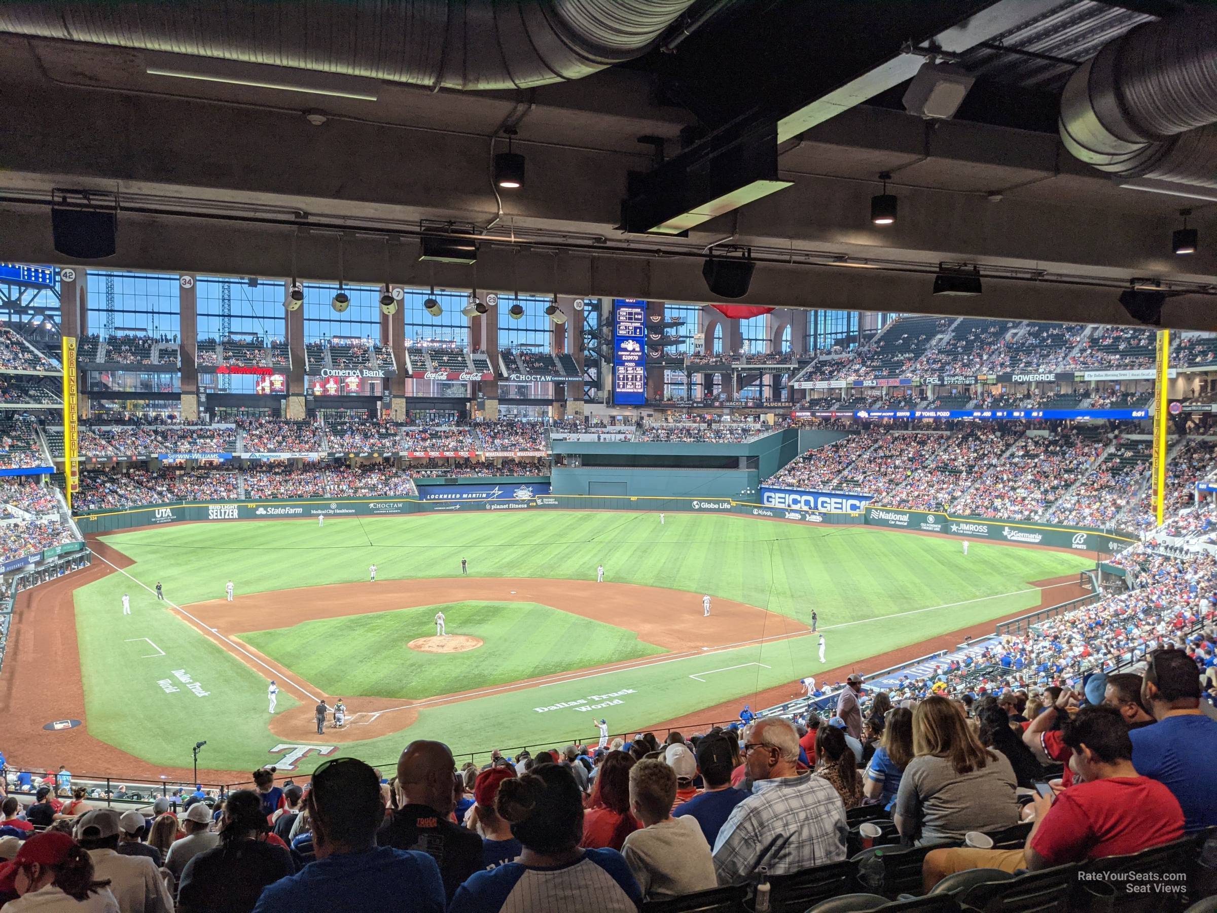 section 116, row 20 seat view  - globe life field