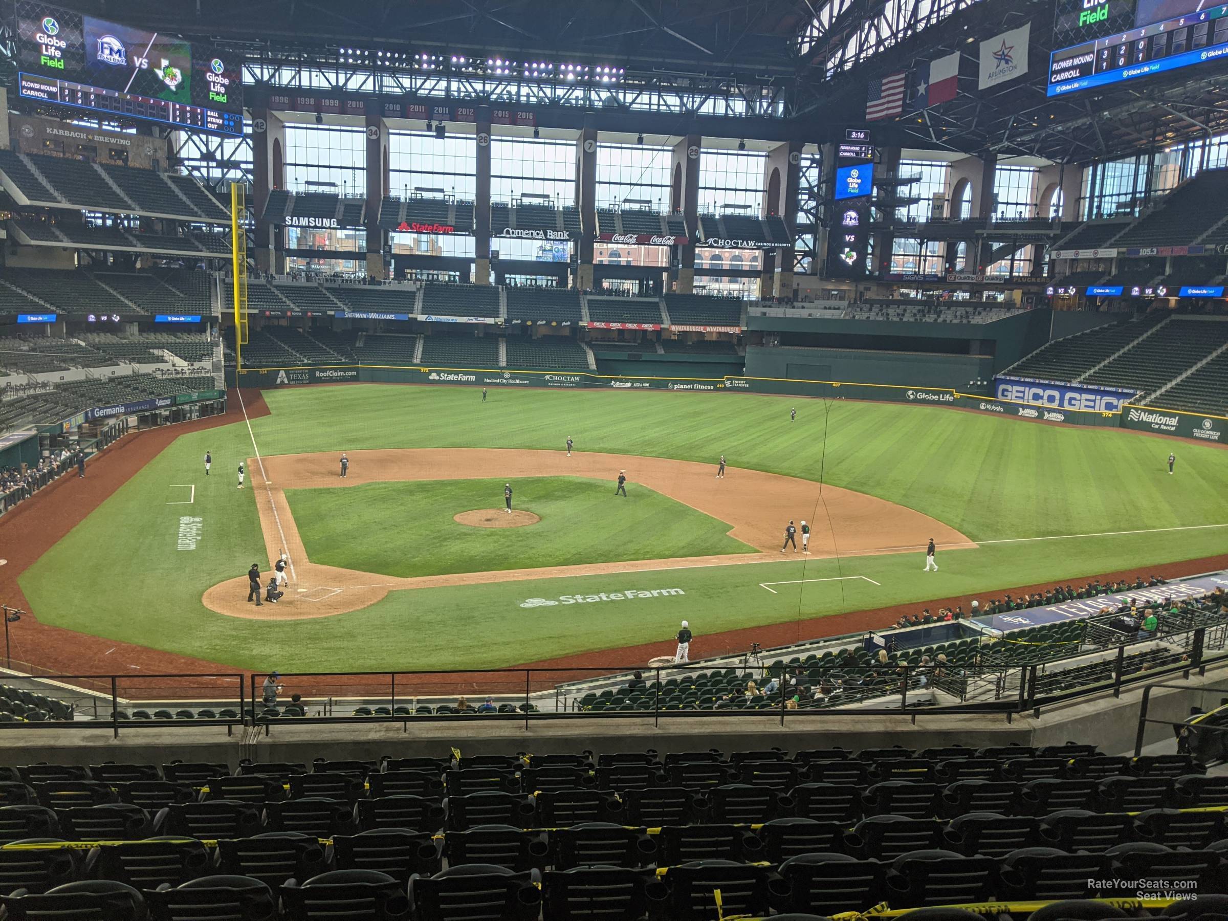 section 117, row 10 seat view  - globe life field