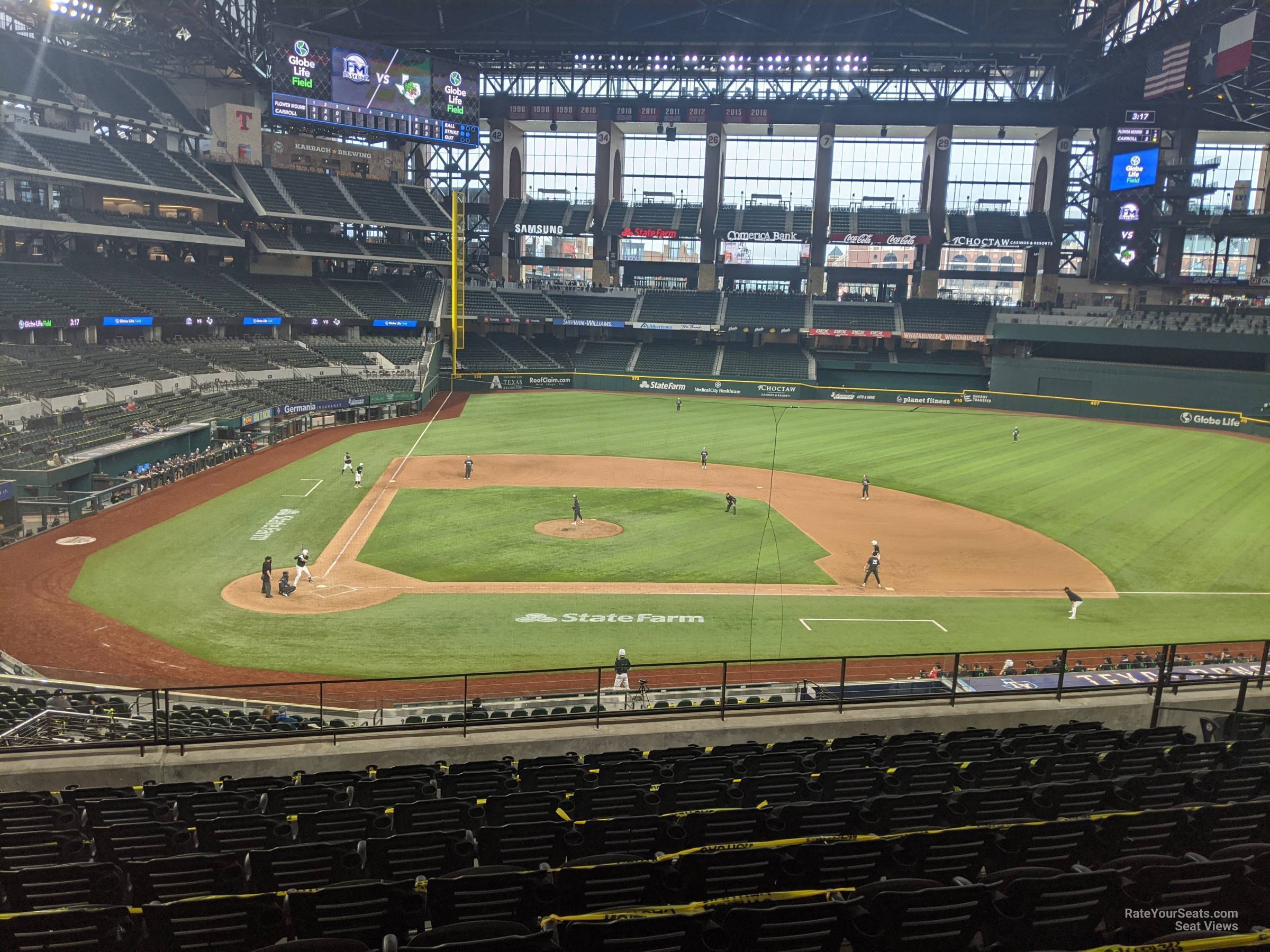 section 118, row 10 seat view  for baseball - globe life field
