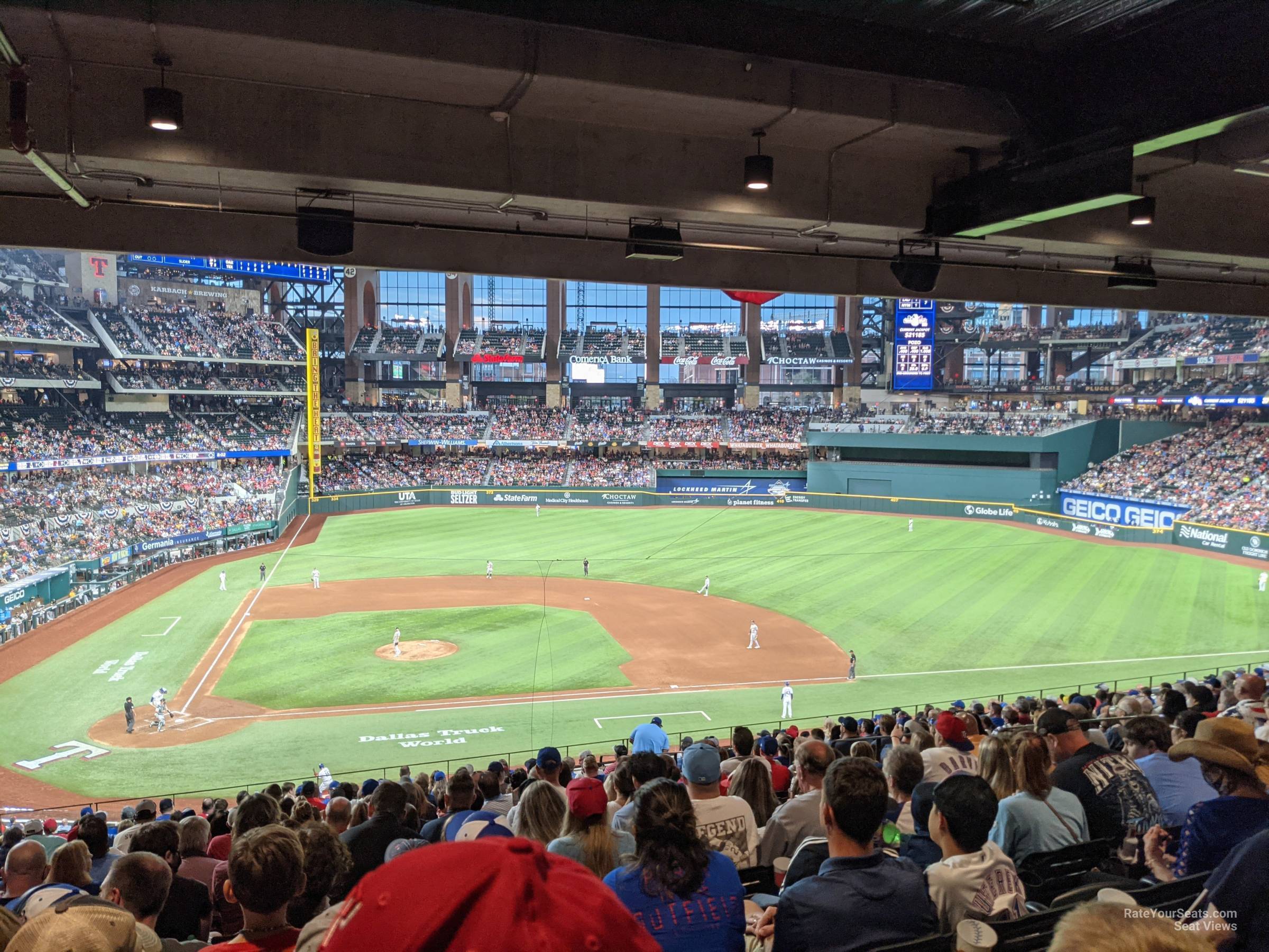 section 118, row 20 seat view  - globe life field