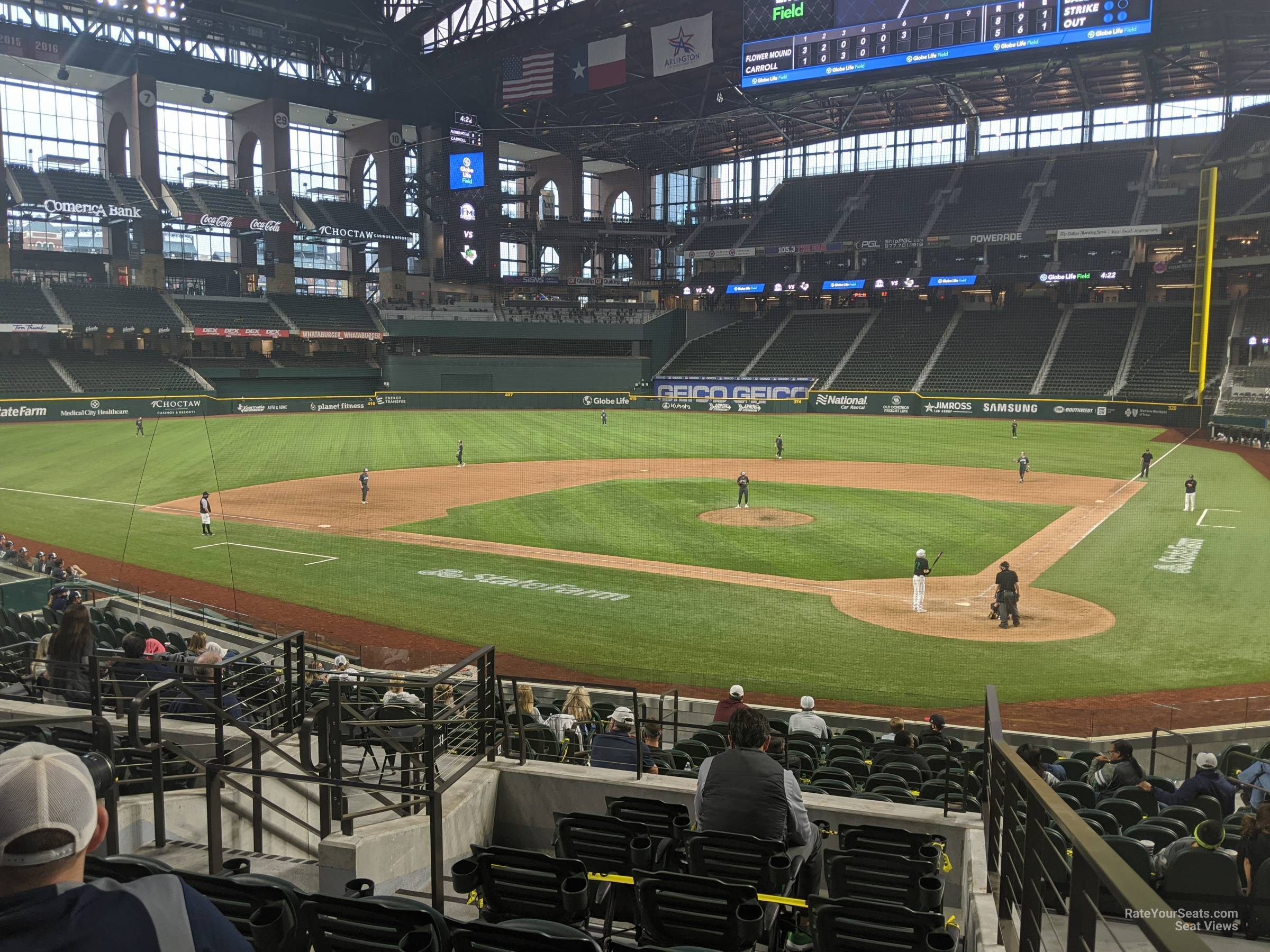 section 12, row 16 seat view  - globe life field