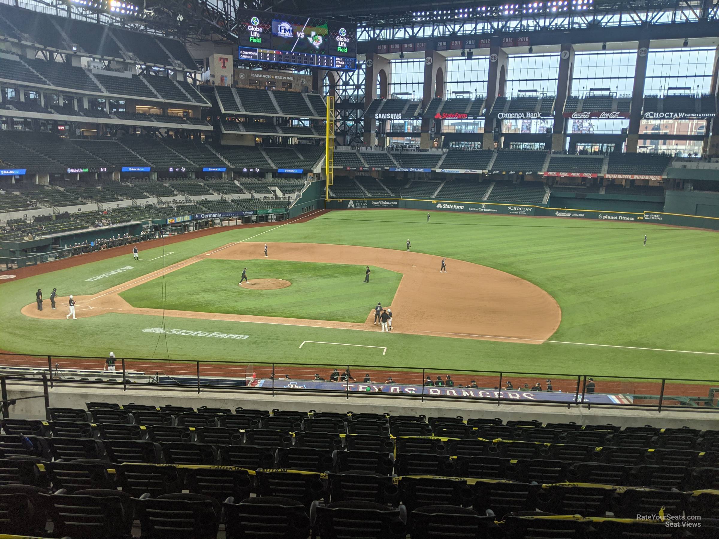 section 120, row 10 seat view  - globe life field