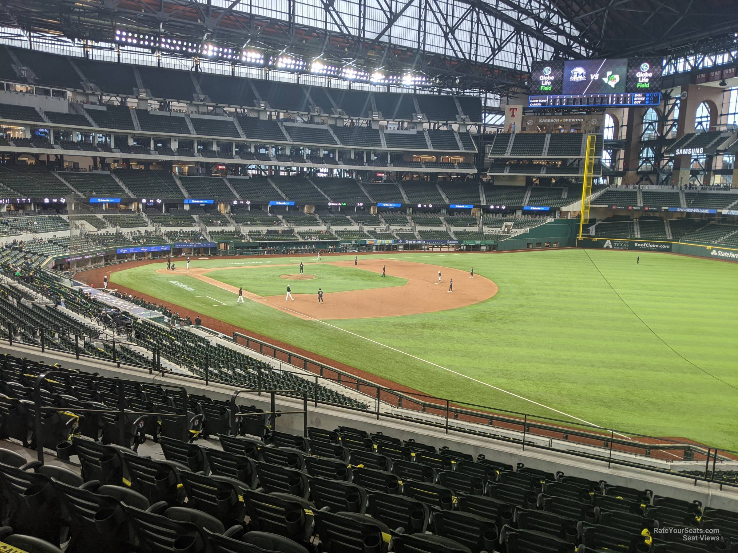 section 125, row 10 seat view  - globe life field
