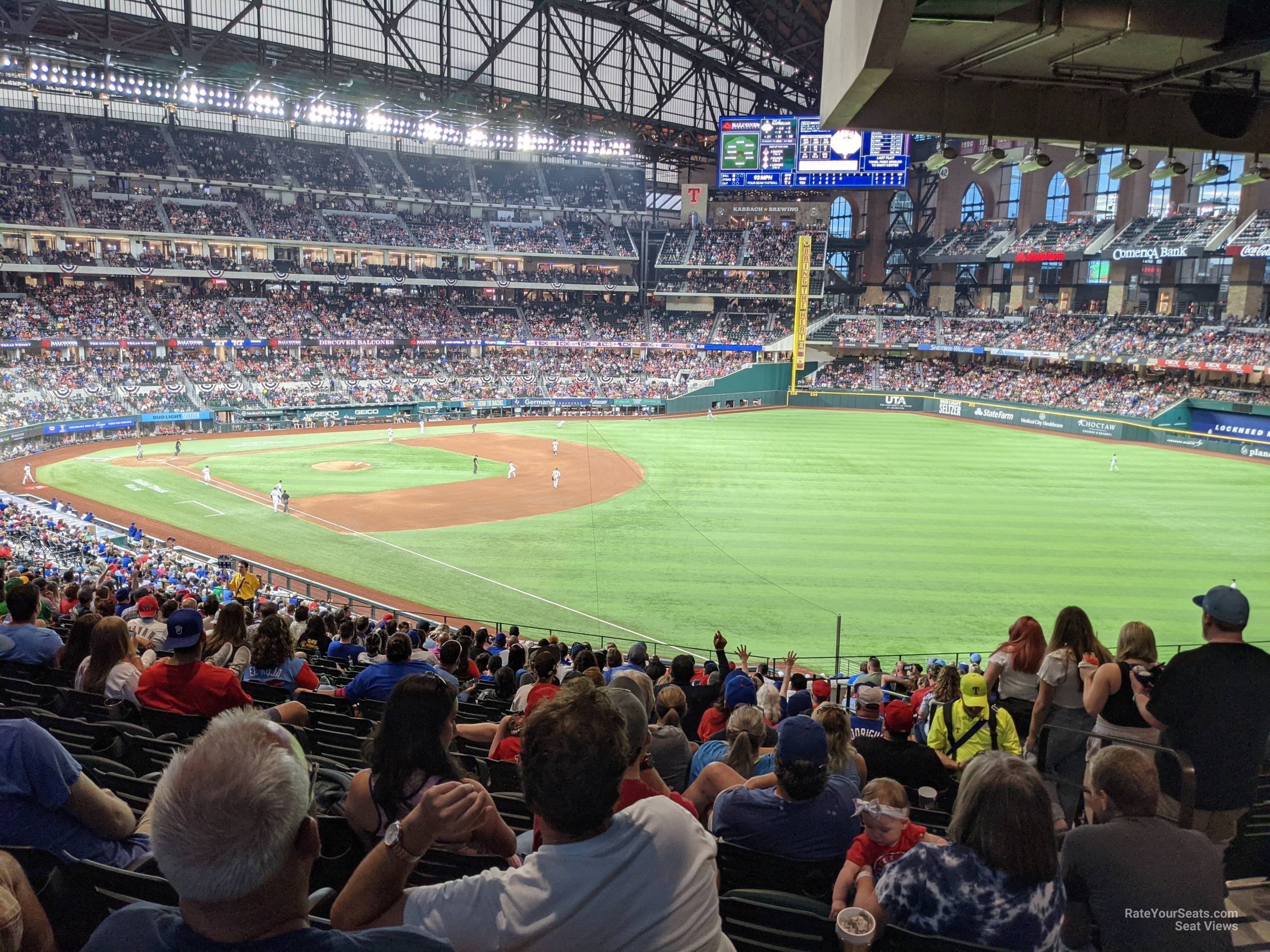 section 125, row 20 seat view  - globe life field