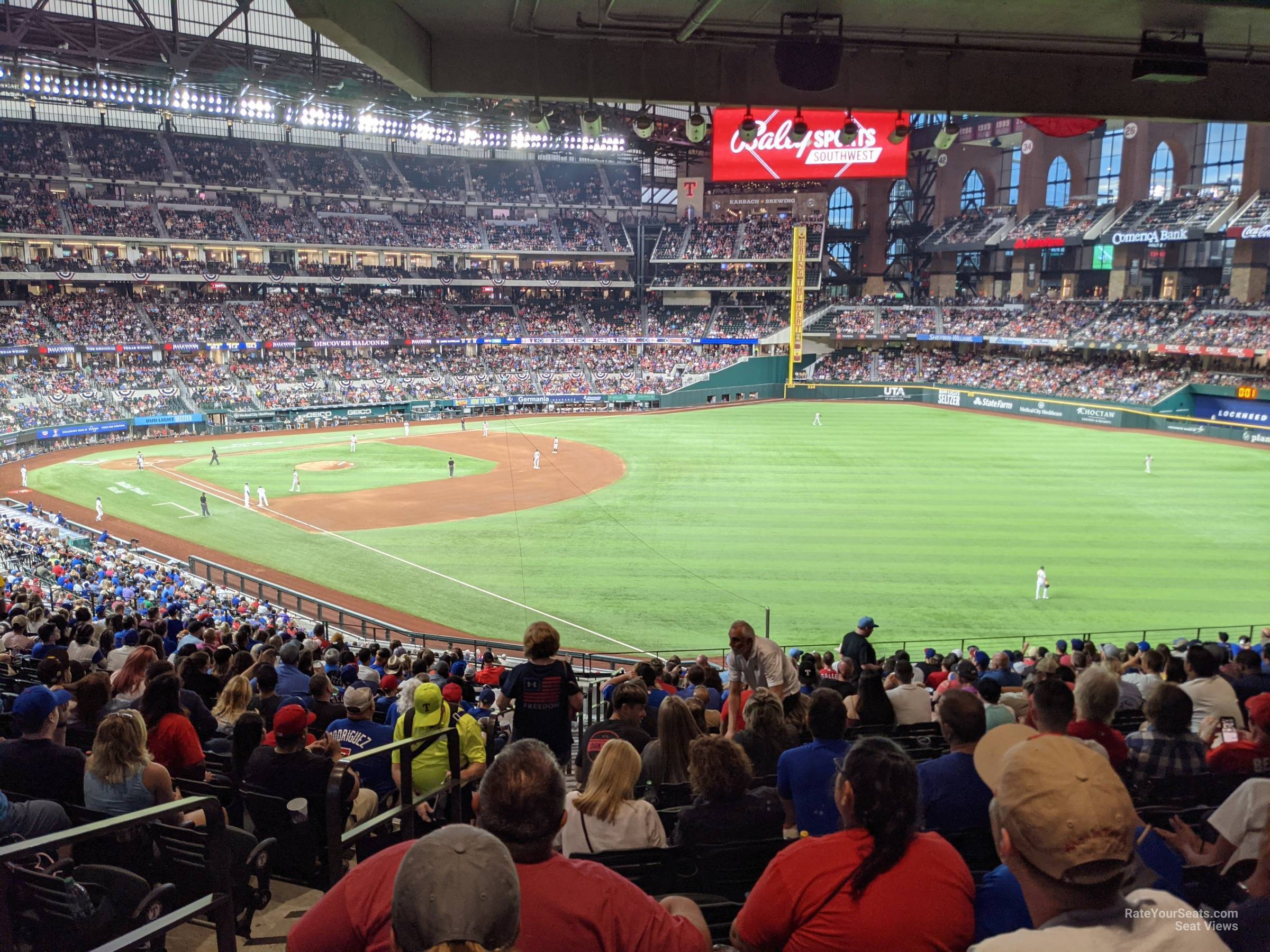 section 126, row 20 seat view  for baseball - globe life field