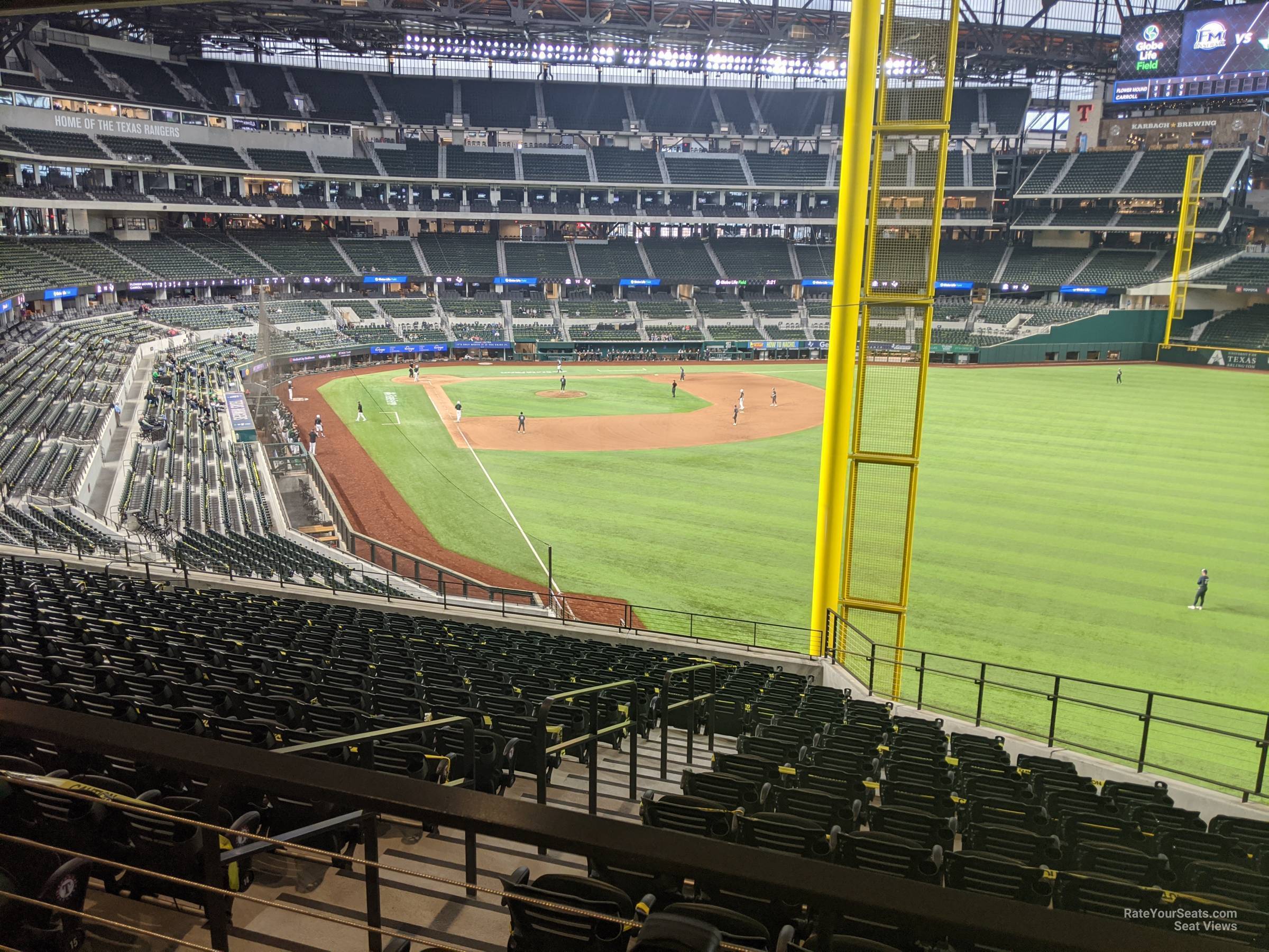 section 127, row 17 seat view  - globe life field