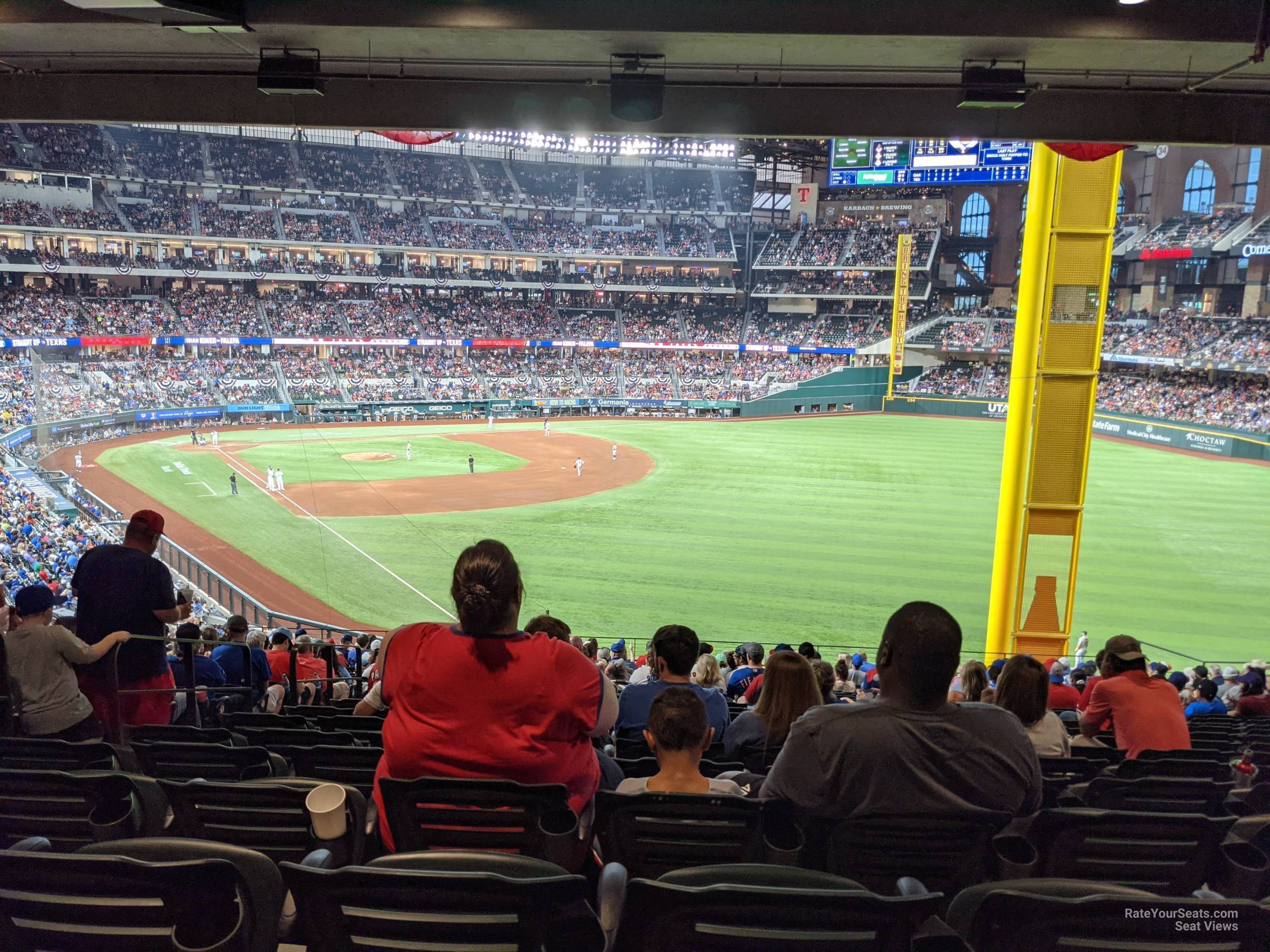 section 127, row 20 seat view  - globe life field