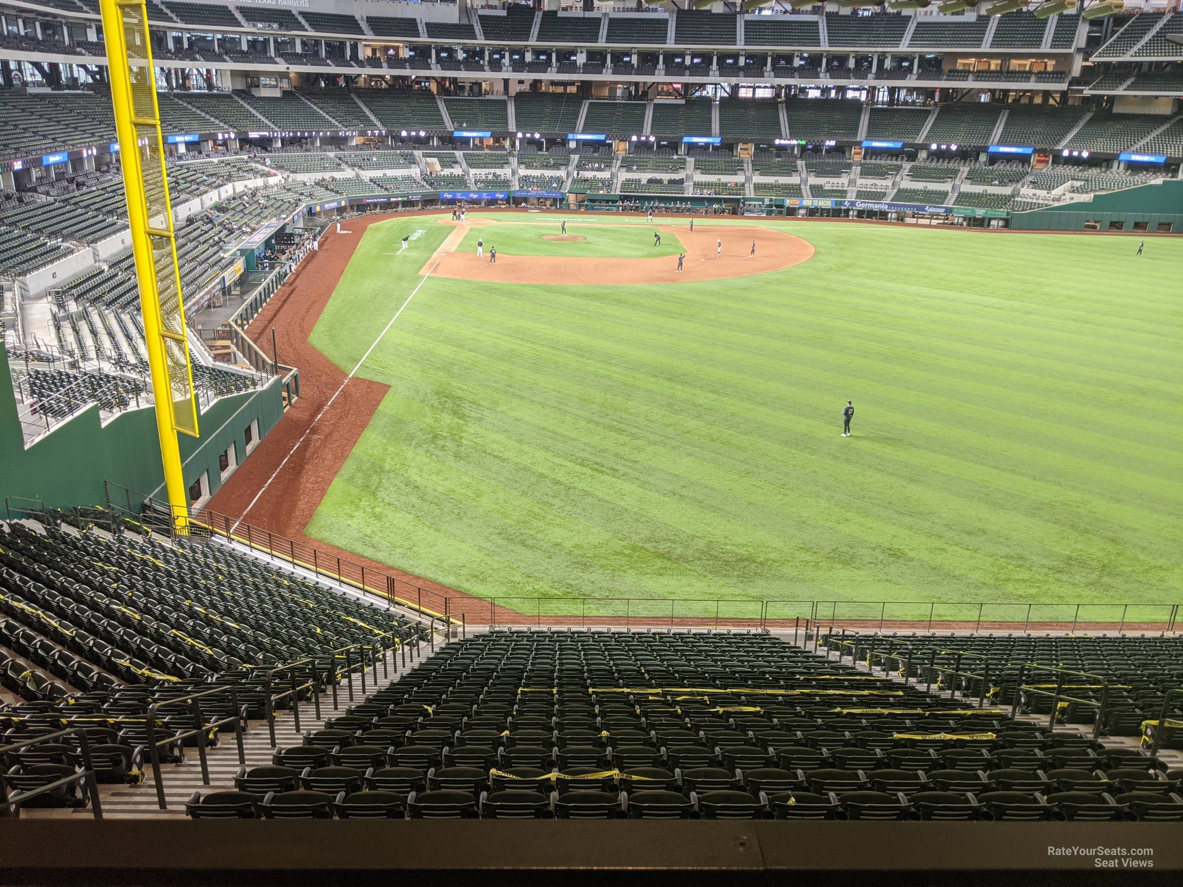 section 129, row 25 seat view  - globe life field