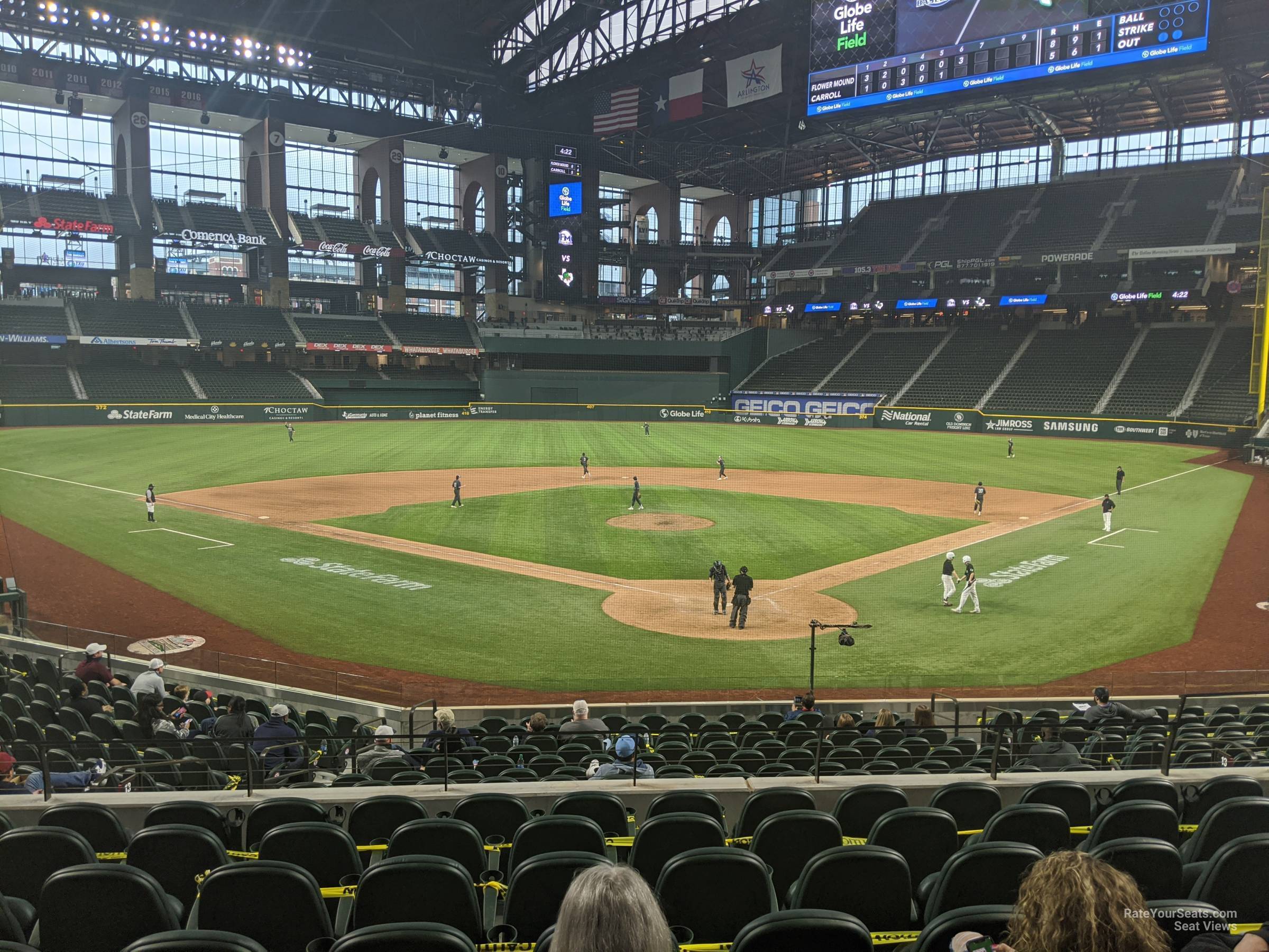 section 13, row 16 seat view  - globe life field