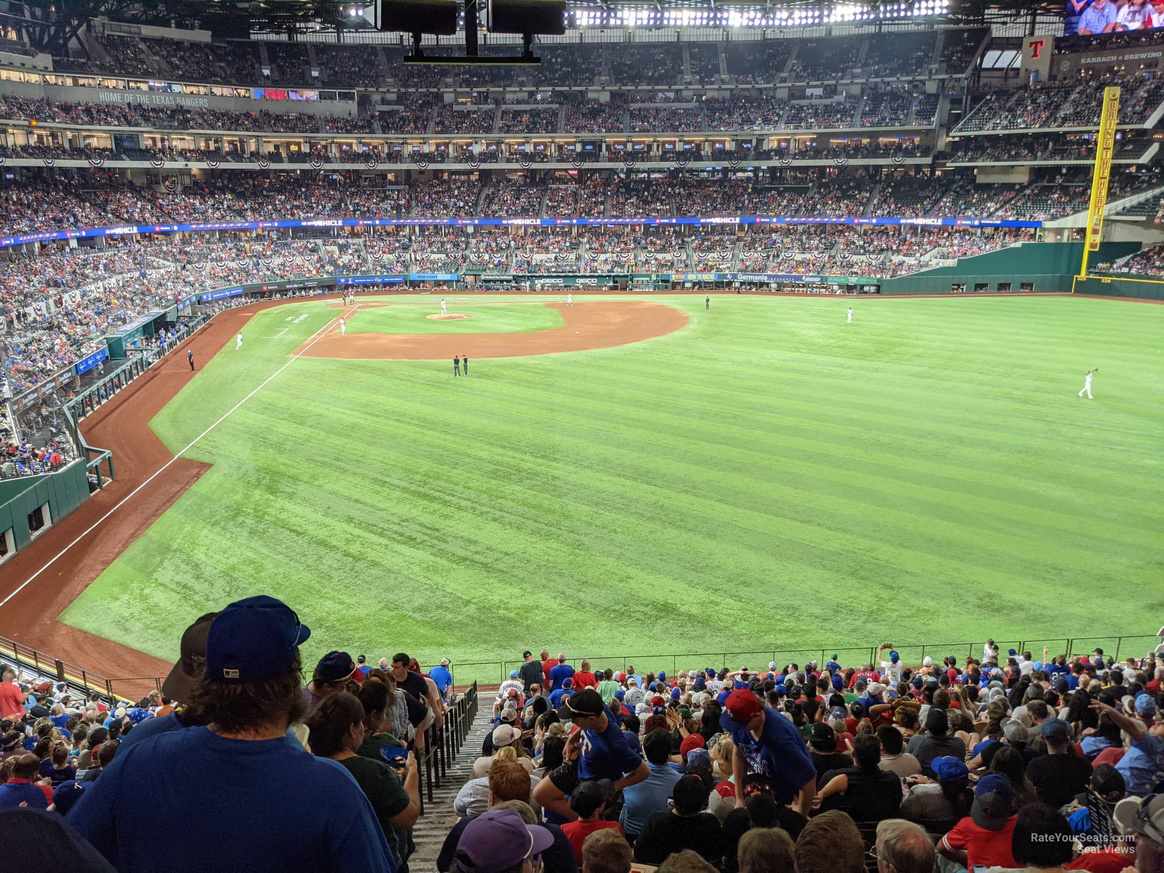 section 130, row 24 seat view  - globe life field