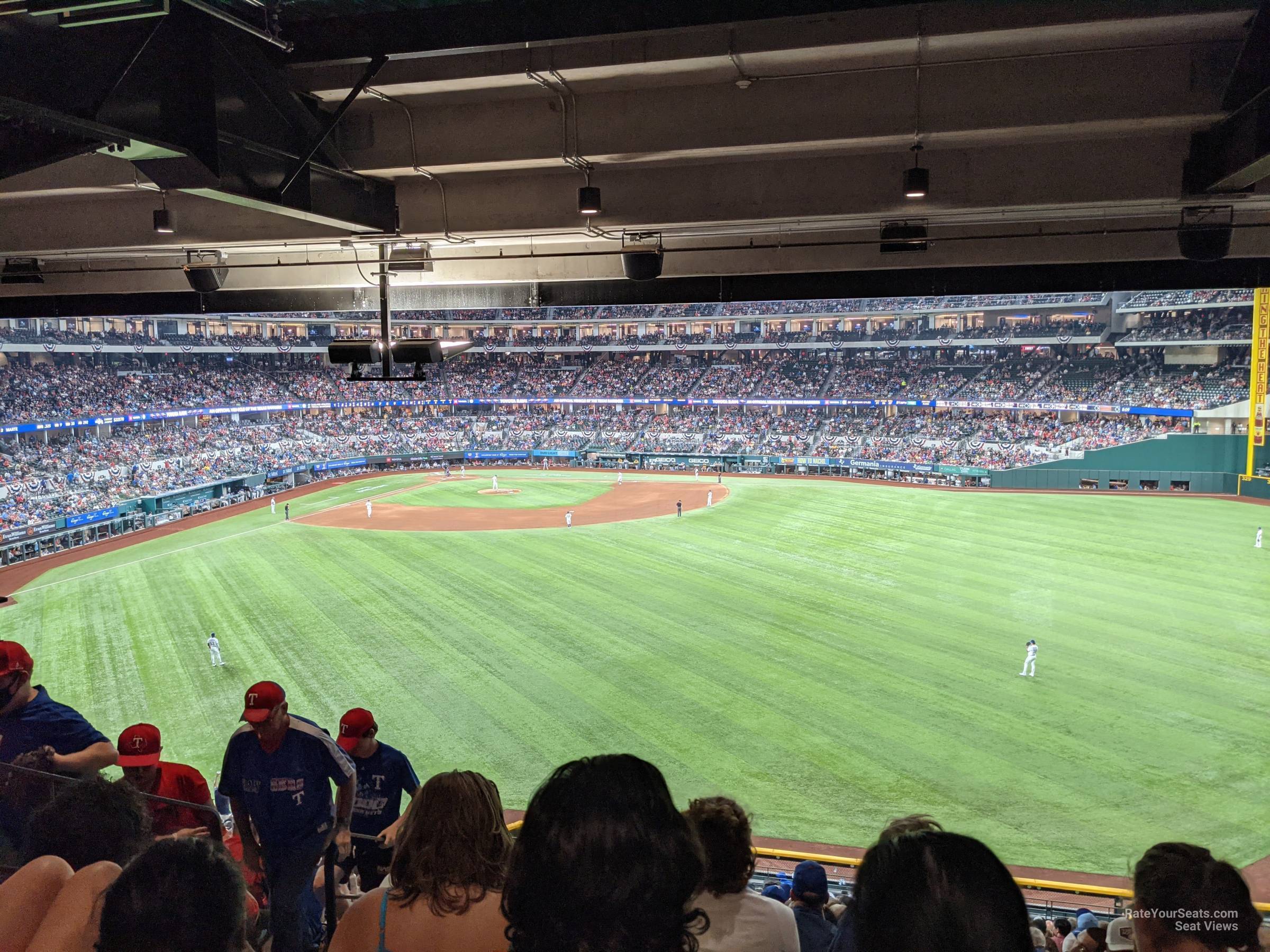 section 133, row 23 seat view  for baseball - globe life field