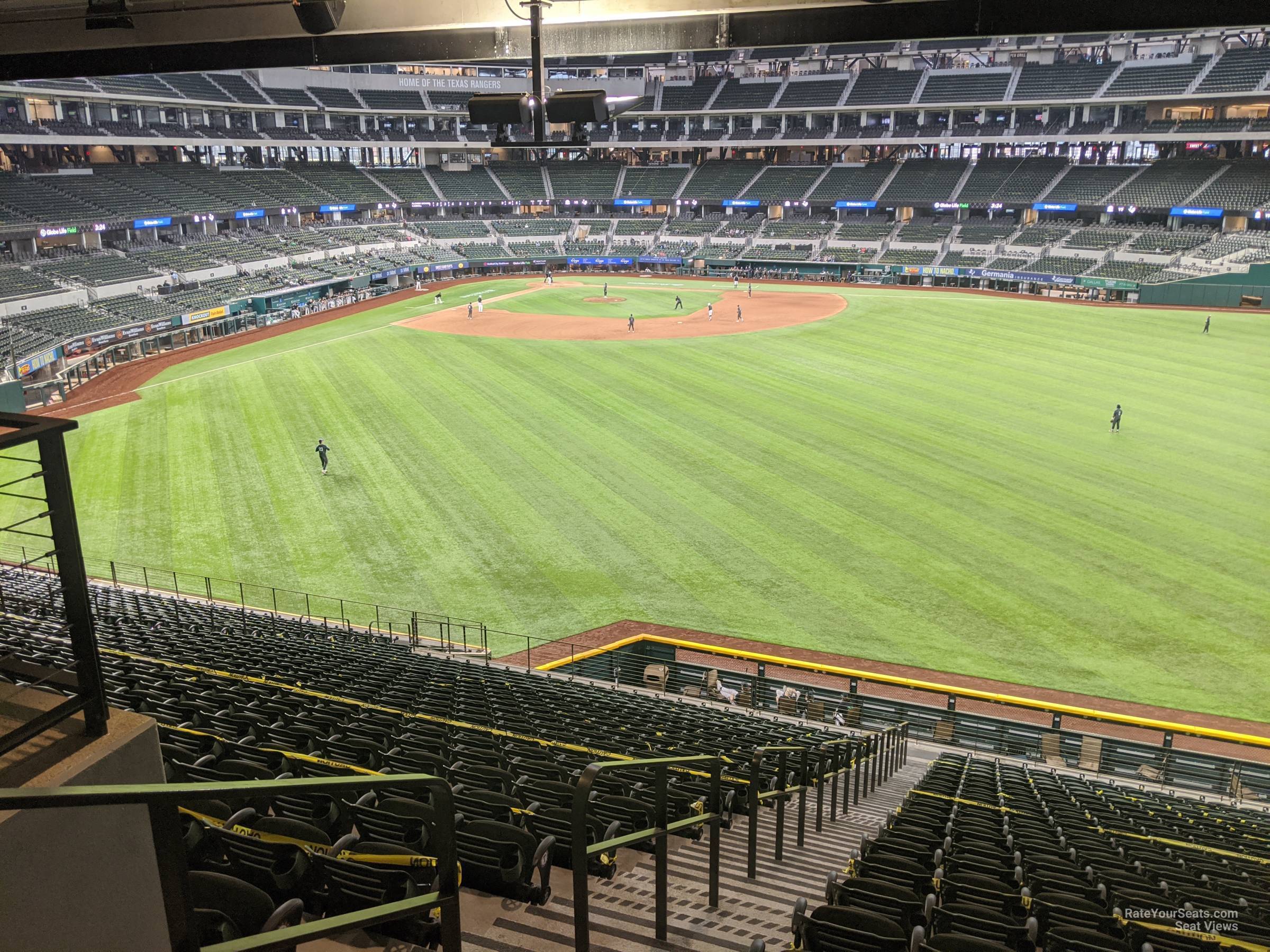 section 133, row 25 seat view  for baseball - globe life field
