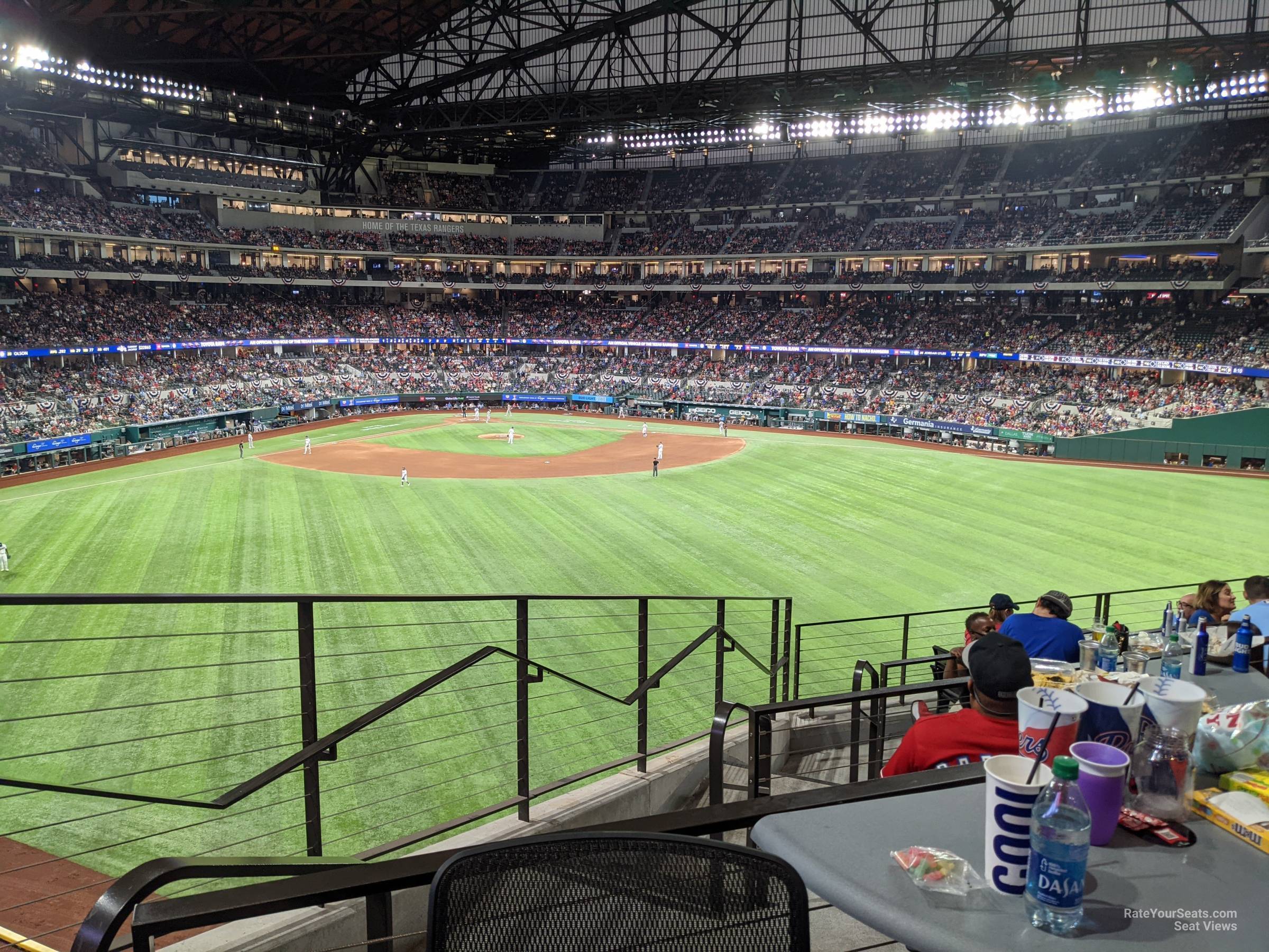 section 135 seat view  - globe life field