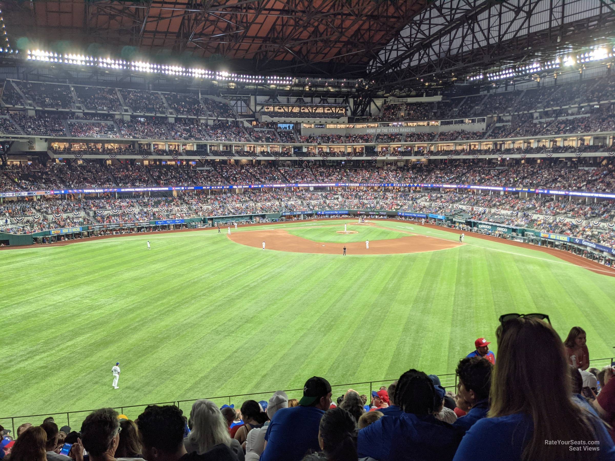 section 136, row 9 seat view  for baseball - globe life field