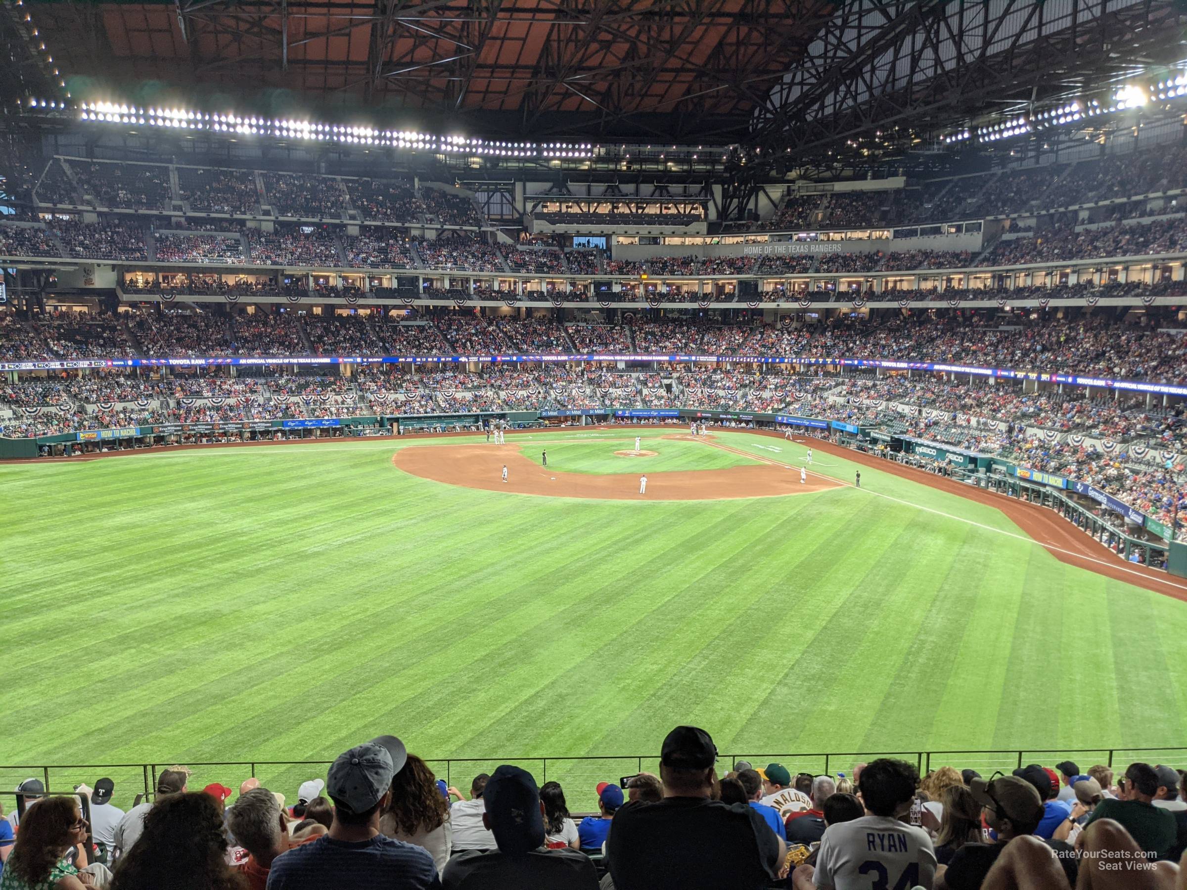 section 138, row 9 seat view  for baseball - globe life field