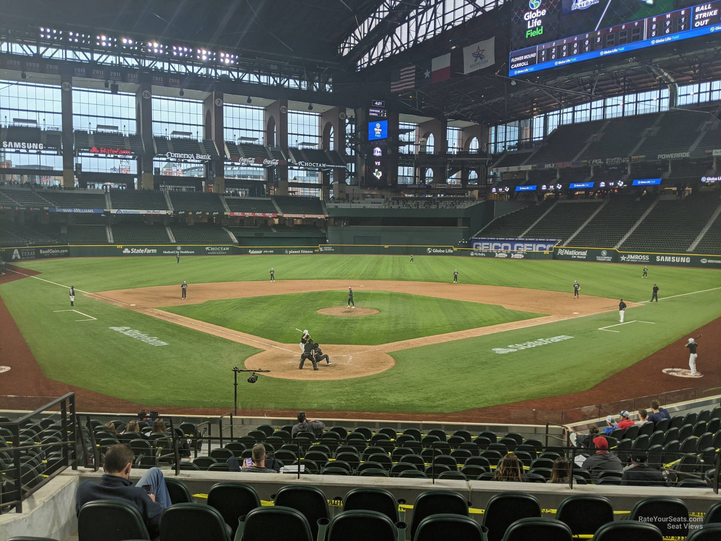 section 14, row 16 seat view  - globe life field