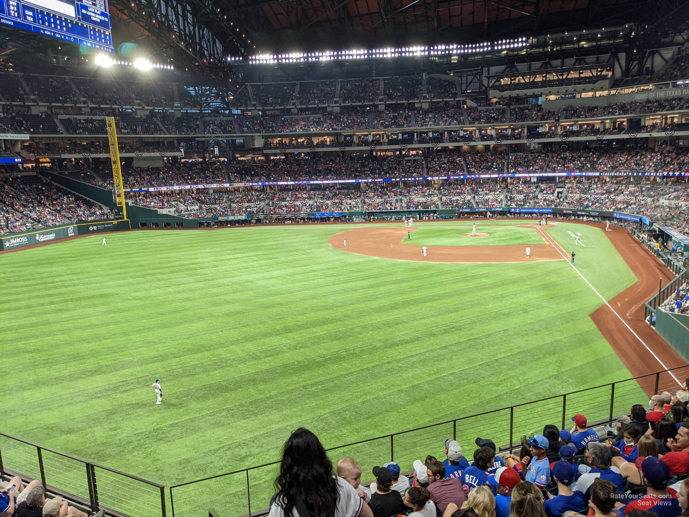 section 140, row 8 seat view  - globe life field