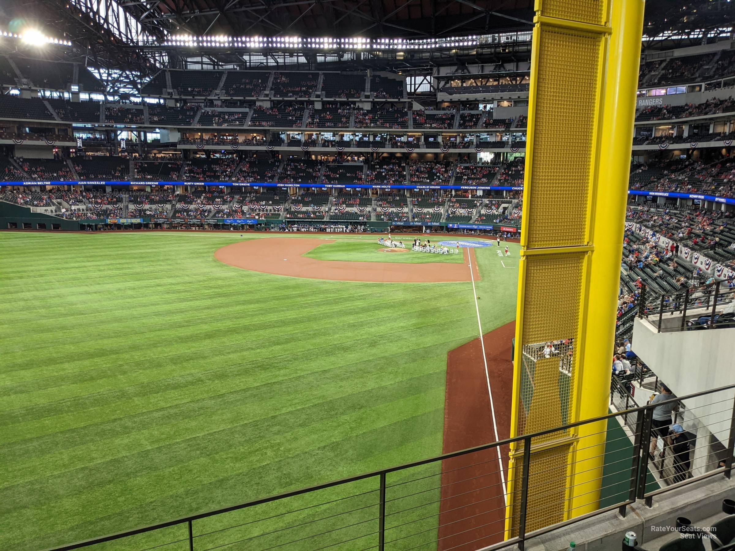 section 142, row 4 seat view  for baseball - globe life field