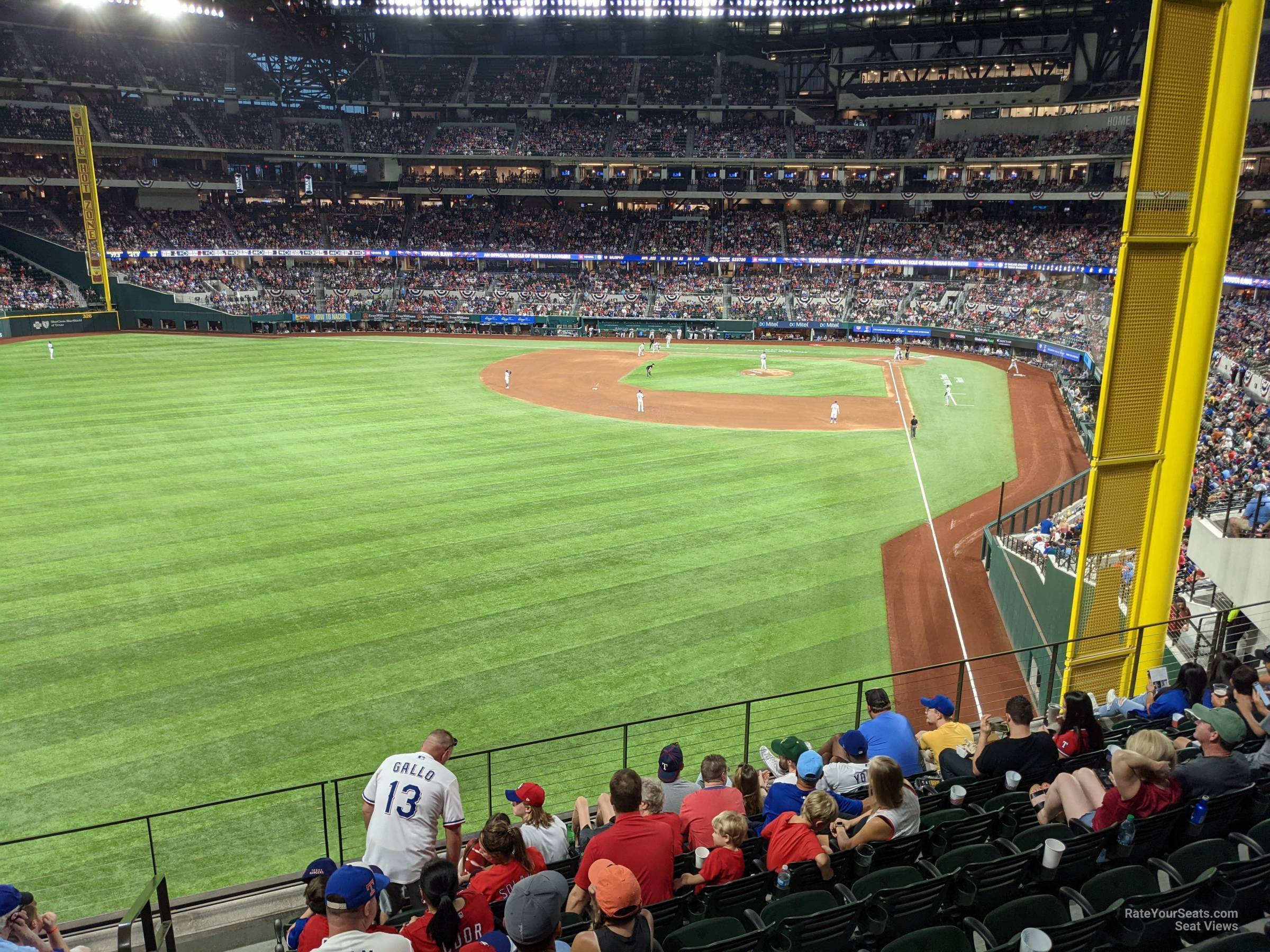 section 142, row 8 seat view  - globe life field