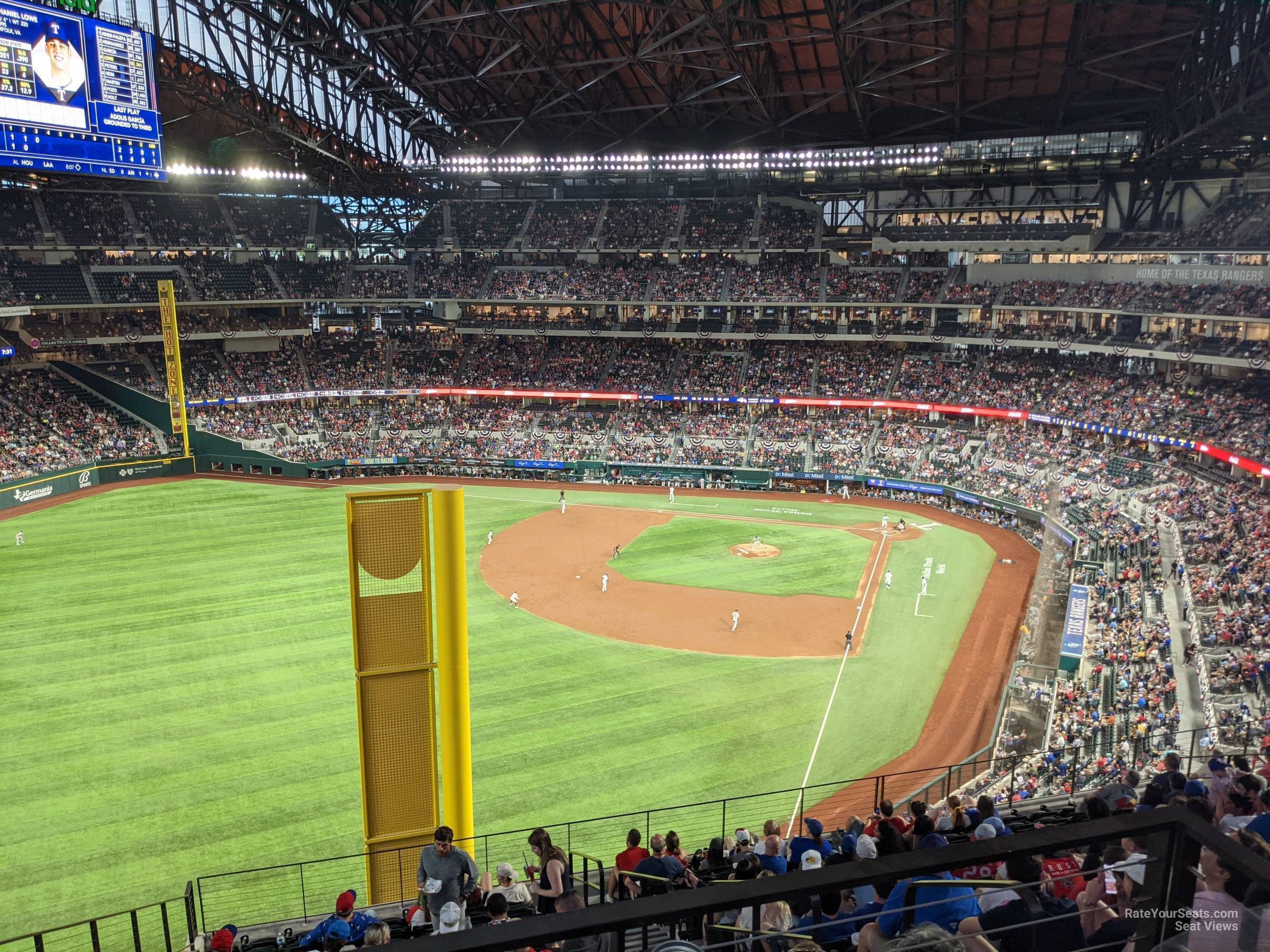 section 201, row 14 seat view  - globe life field