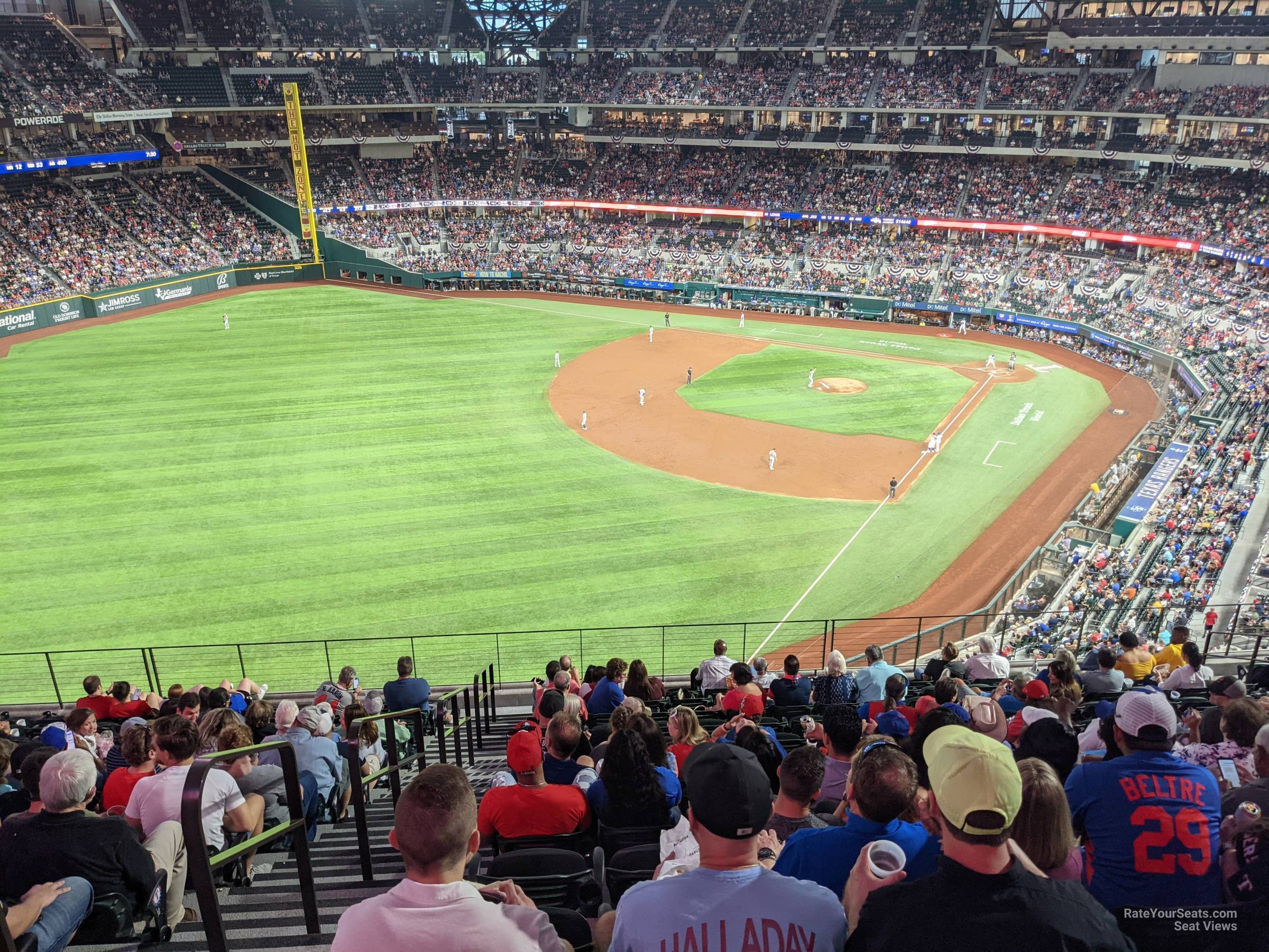 section 203, row 14 seat view  for baseball - globe life field