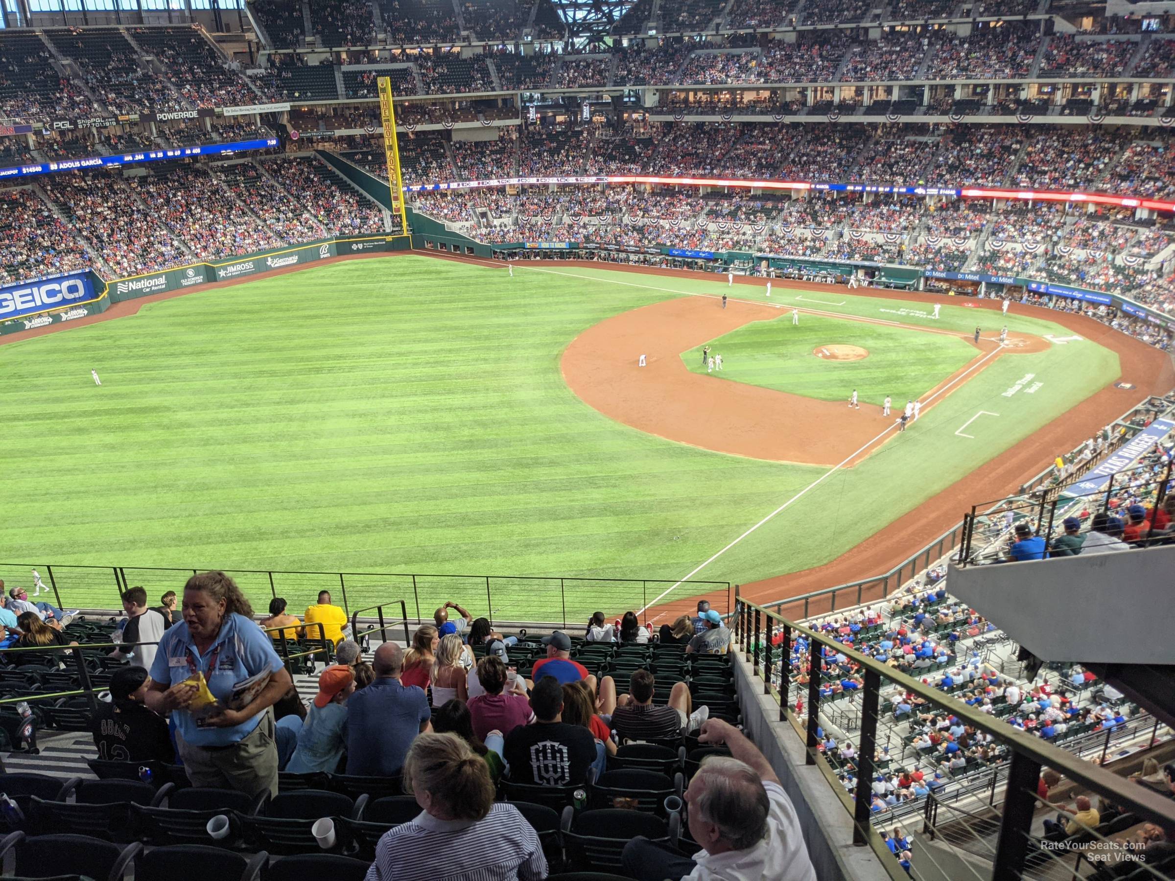 section 204, row 14 seat view  - globe life field