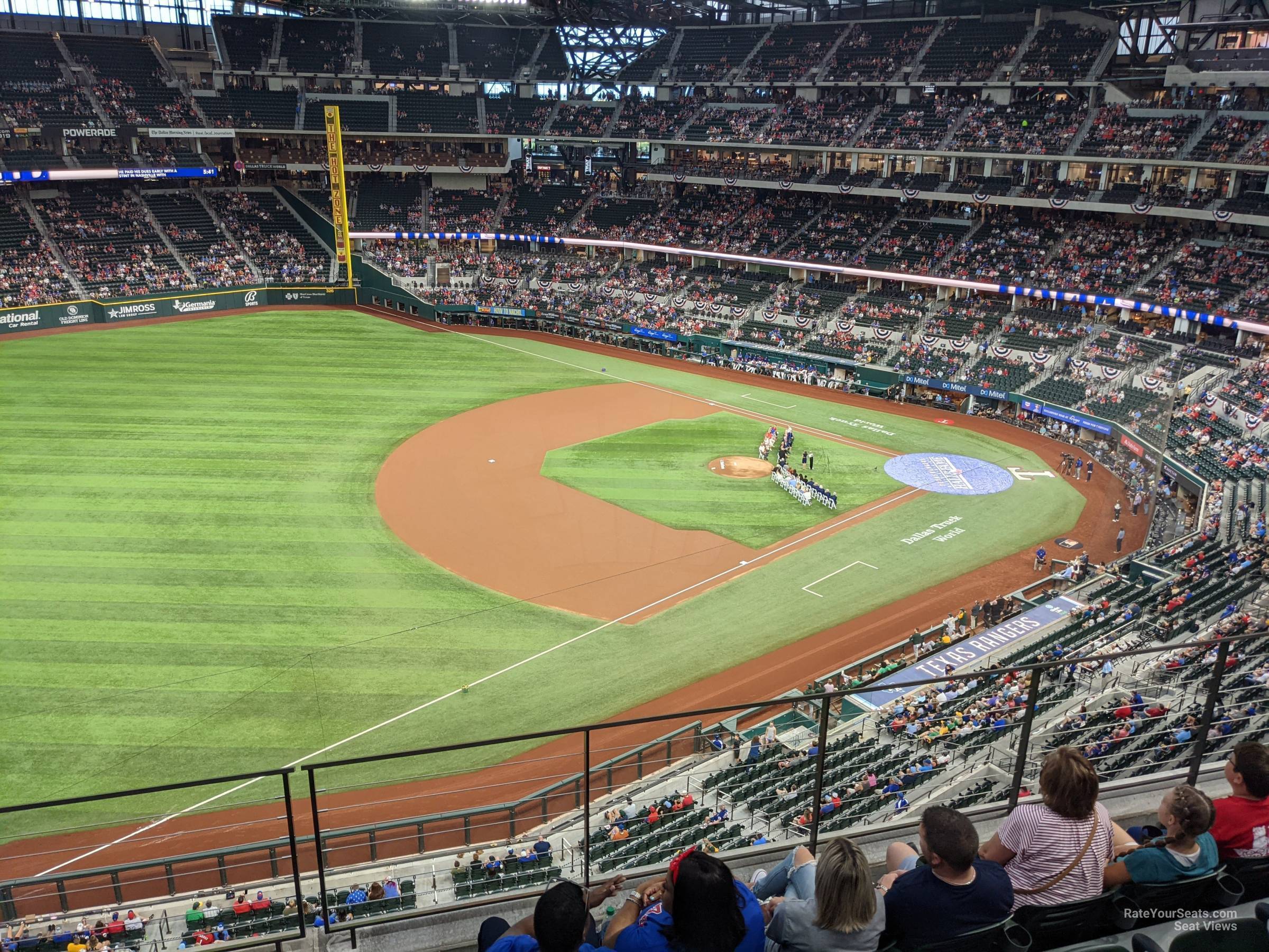 section 207, row 4 seat view  for baseball - globe life field