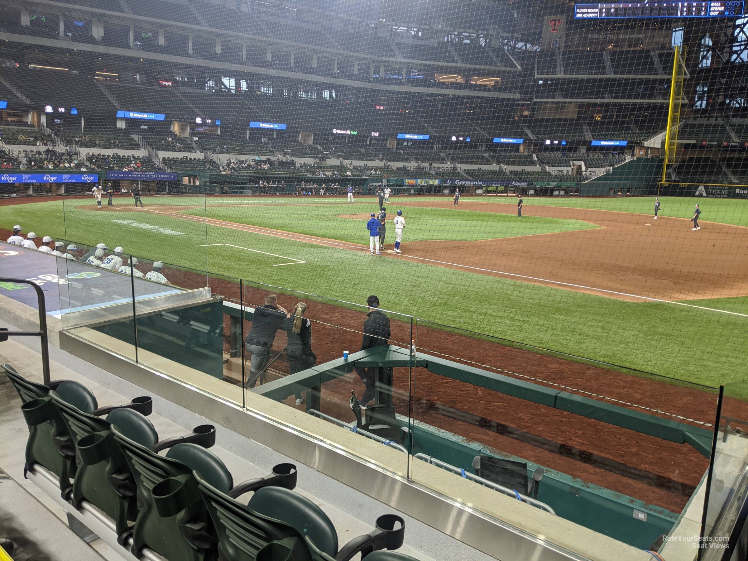 section 21, row 5 seat view  - globe life field