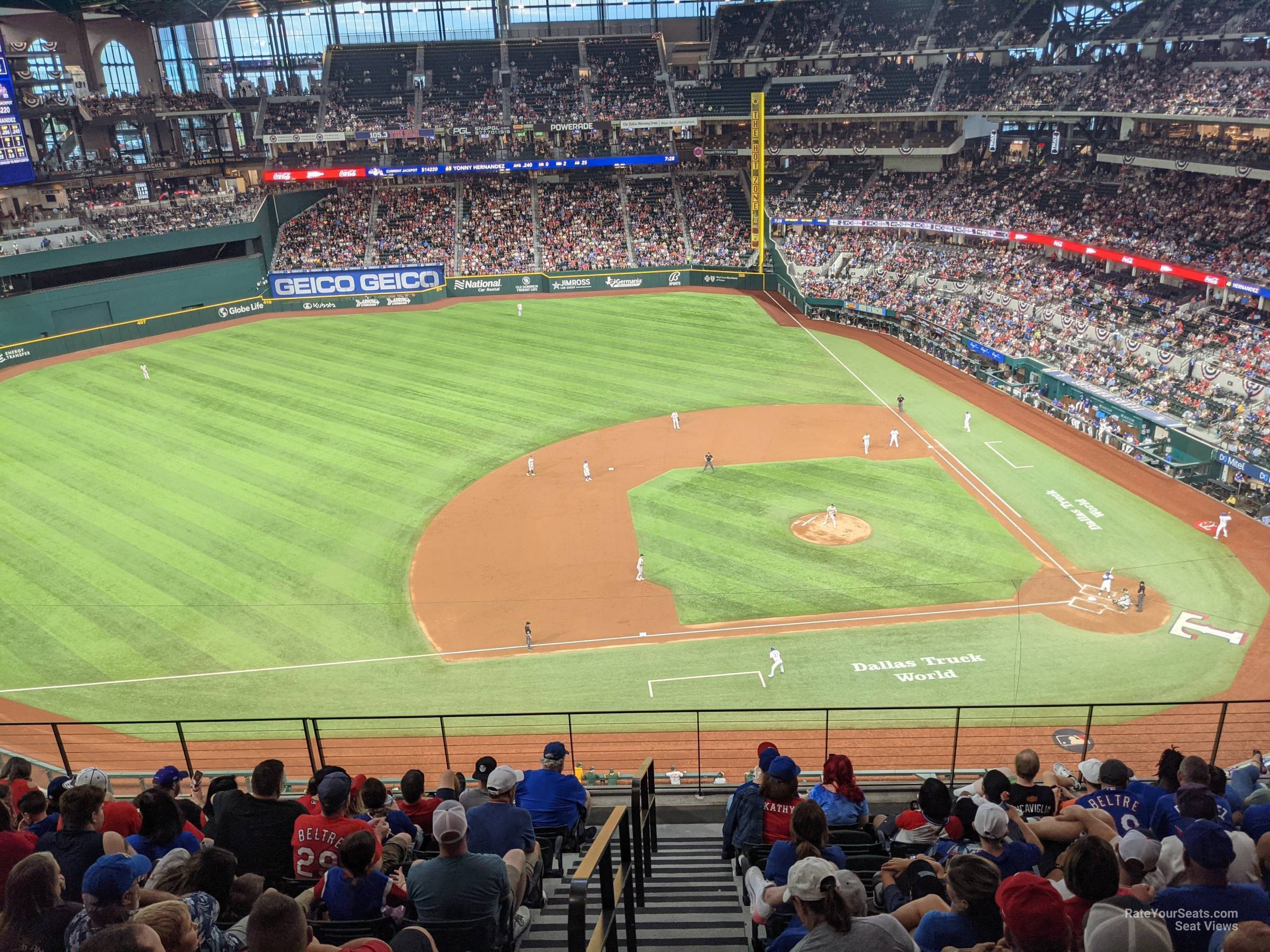 section 211, row 8 seat view  - globe life field
