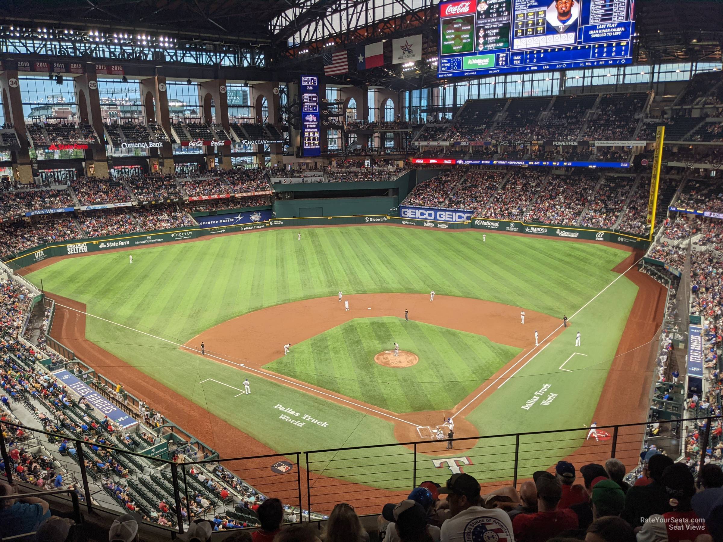 section 216, row 6_2 seat view  - globe life field