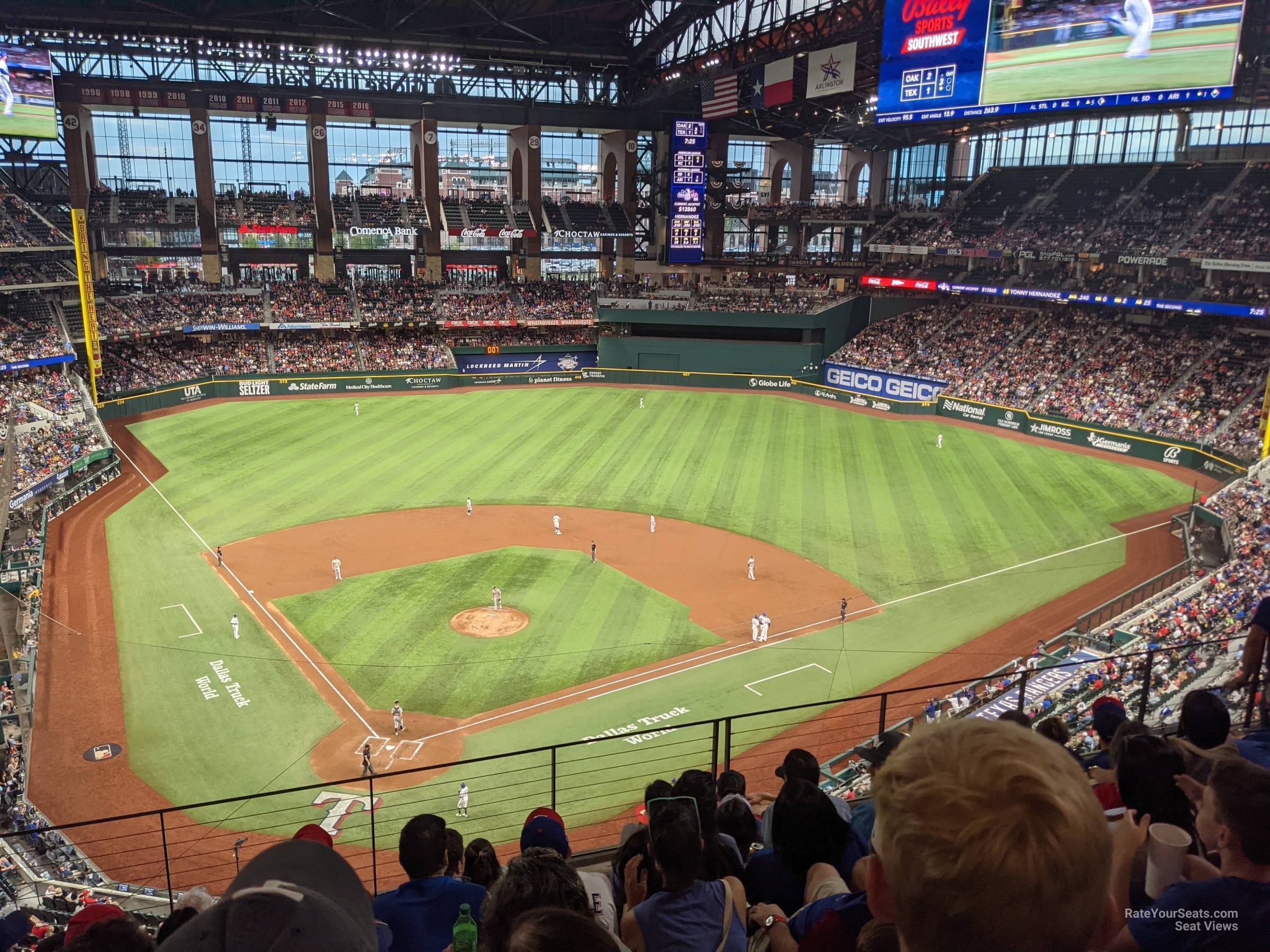 section 219, row 6_2 seat view  - globe life field